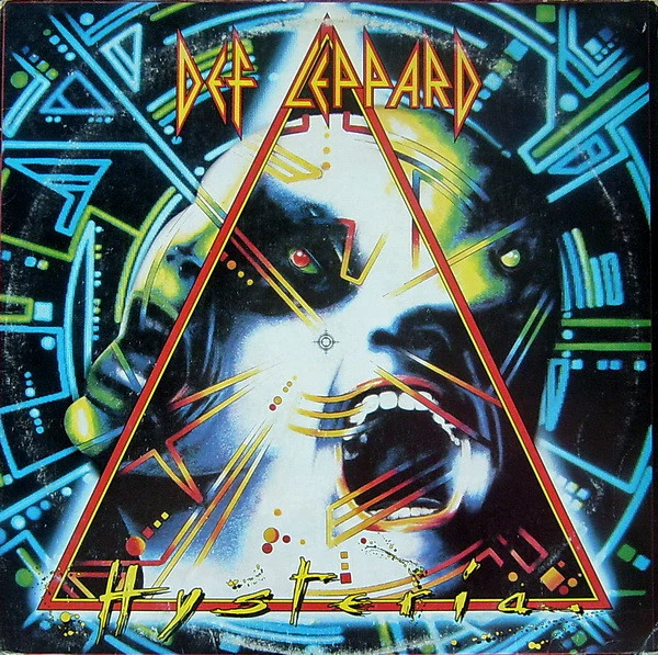Def Leppard - Hysteria (LP, Album, 49) (Very Good Plus (VG+))