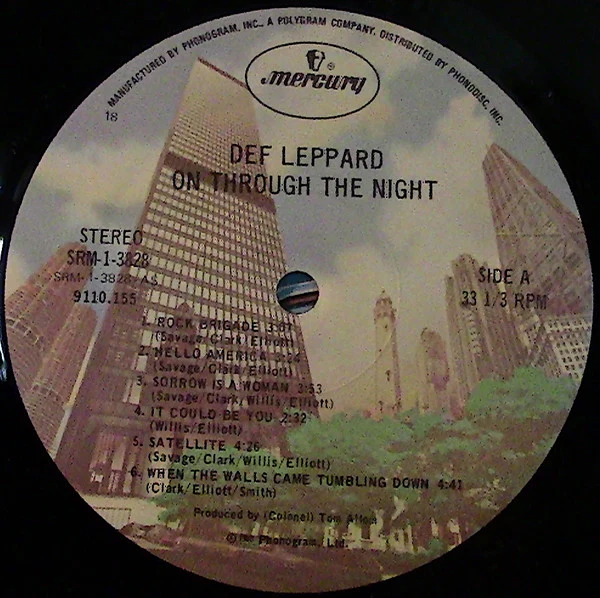 Def Leppard - On Through The Night (LP, Album, Pre) (Near Mint (NM or M-)) - Image 4