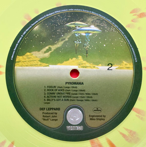 Def Leppard - Pyromania (LP, Album, Ora) (Near Mint (NM or M-)) - Image 4