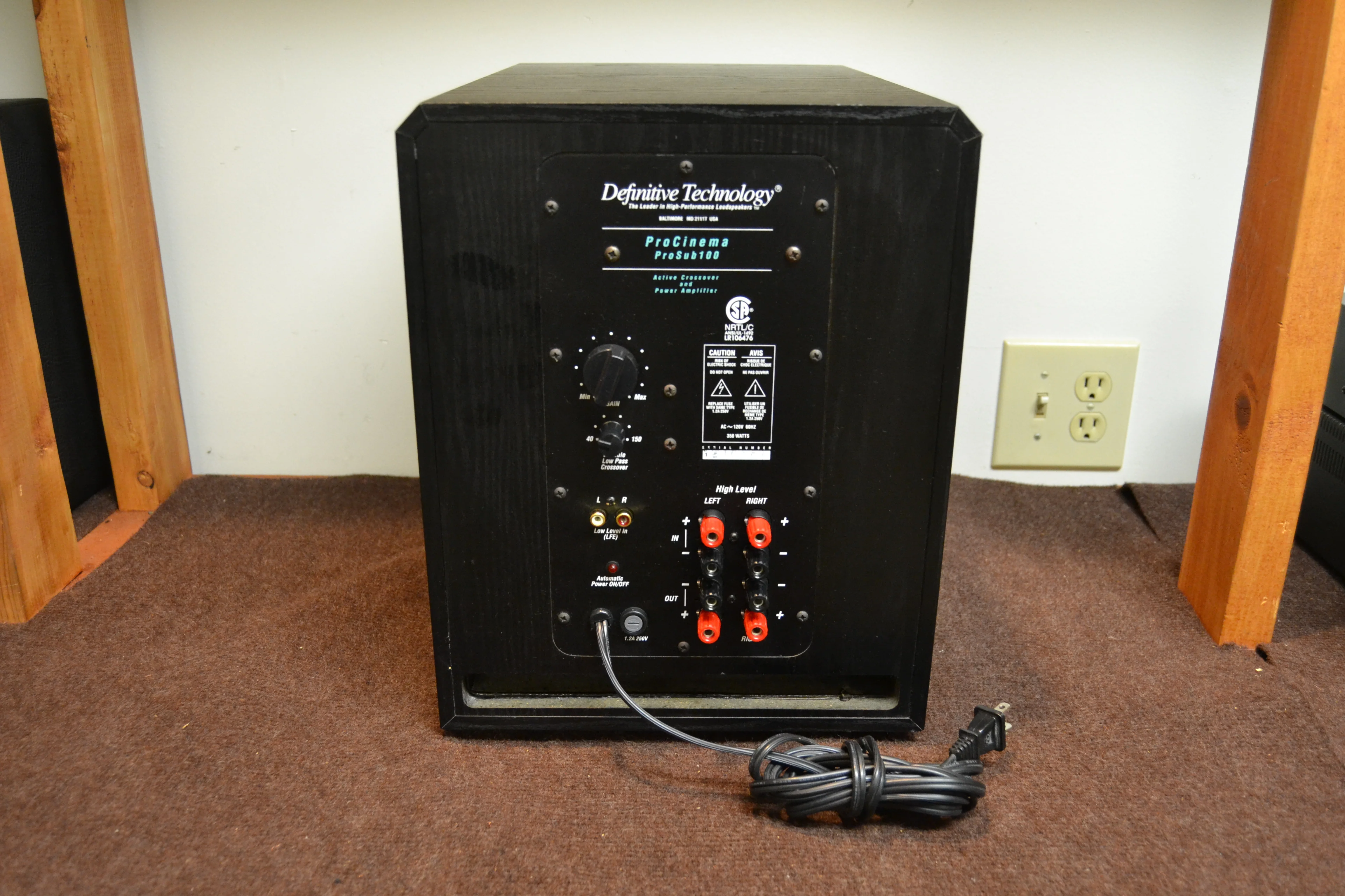 Definitive Technology ProCinema ProSub 100 * Powered Subwoofer - Image 3