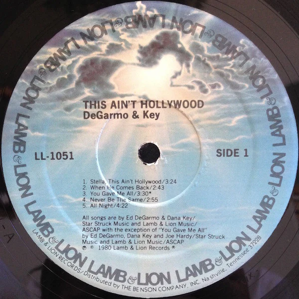 DeGarmo & Key - This Ain't Hollywood (LP, Album) (Very Good Plus (VG+)) - Image 3