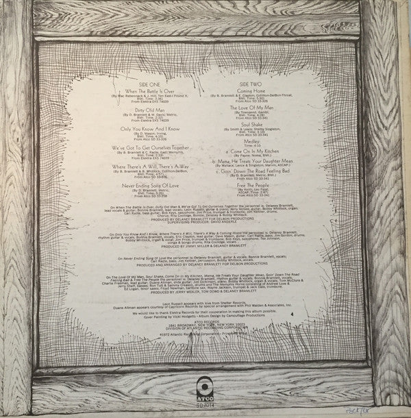 Delaney & Bonnie - The Best Of Delaney & Bonnie (LP, Comp) (Very Good Plus (VG+)) - Image 2