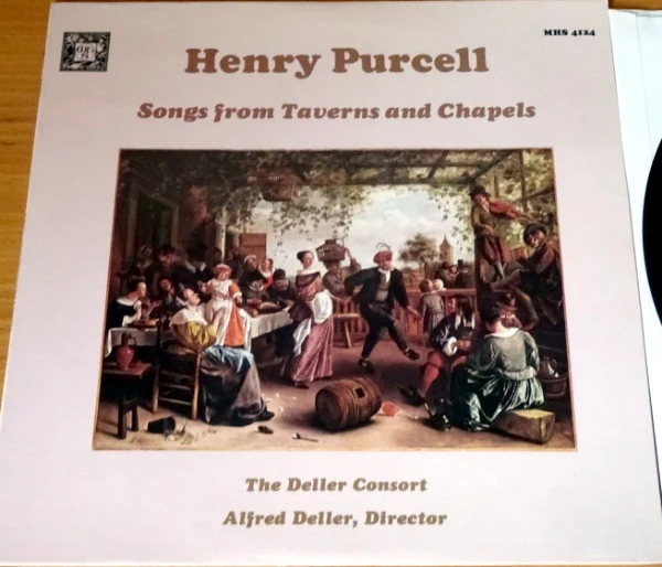 Deller Consort Directed By Alfred Deller - Henry Purcell: Songs From Taverns And Chapels (LP, RE) (Very Good Plus (VG+)) - Image 3