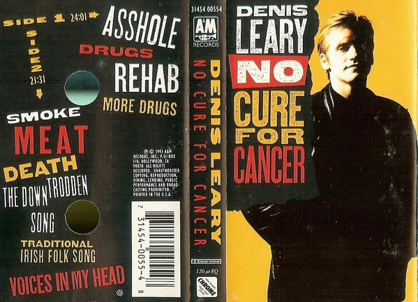 Denis Leary - No Cure For Cancer (Cass, Album) (Very Good Plus (VG+)) - Image 5