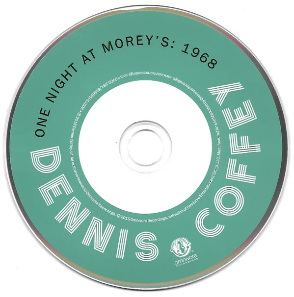 Dennis Coffey - One Night At Morey’s: 1968 (CD, Album) (Very Good Plus (VG+)) - Image 4