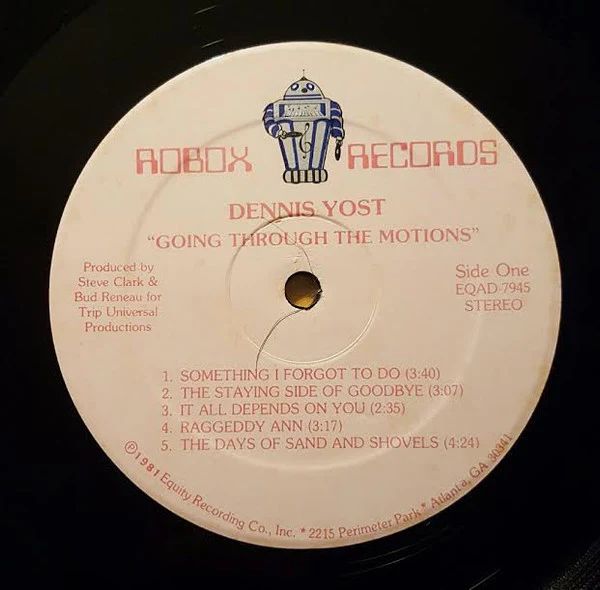 Dennis Yost - Going Through The Motions (LP, Album) (Very Good Plus (VG+)) - Image 3