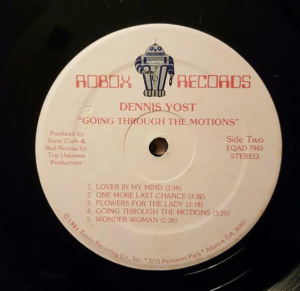 Dennis Yost - Going Through The Motions (LP, Album) (Very Good Plus (VG+)) - Image 4