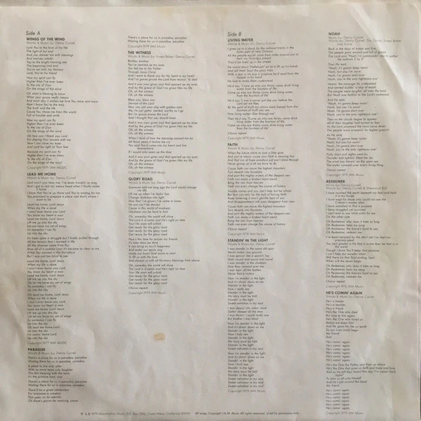 Denny Correll - Standin' In The Light (LP, Album) (Very Good (VG)) - Image 5