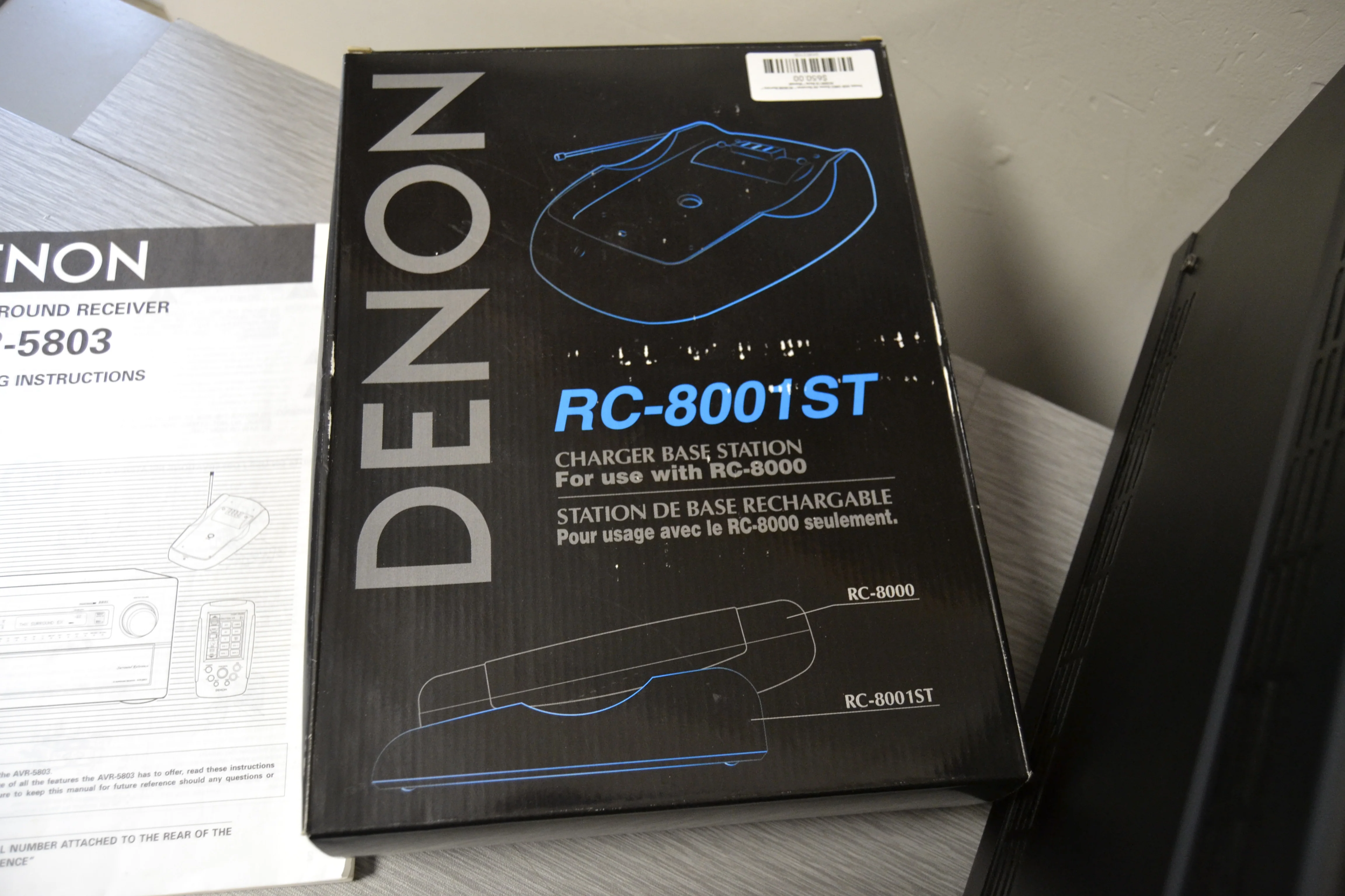 Denon AVR-5803 Stereo AV Receiver * RC8000 Remote * RC8001St Base * Manual - Image 13