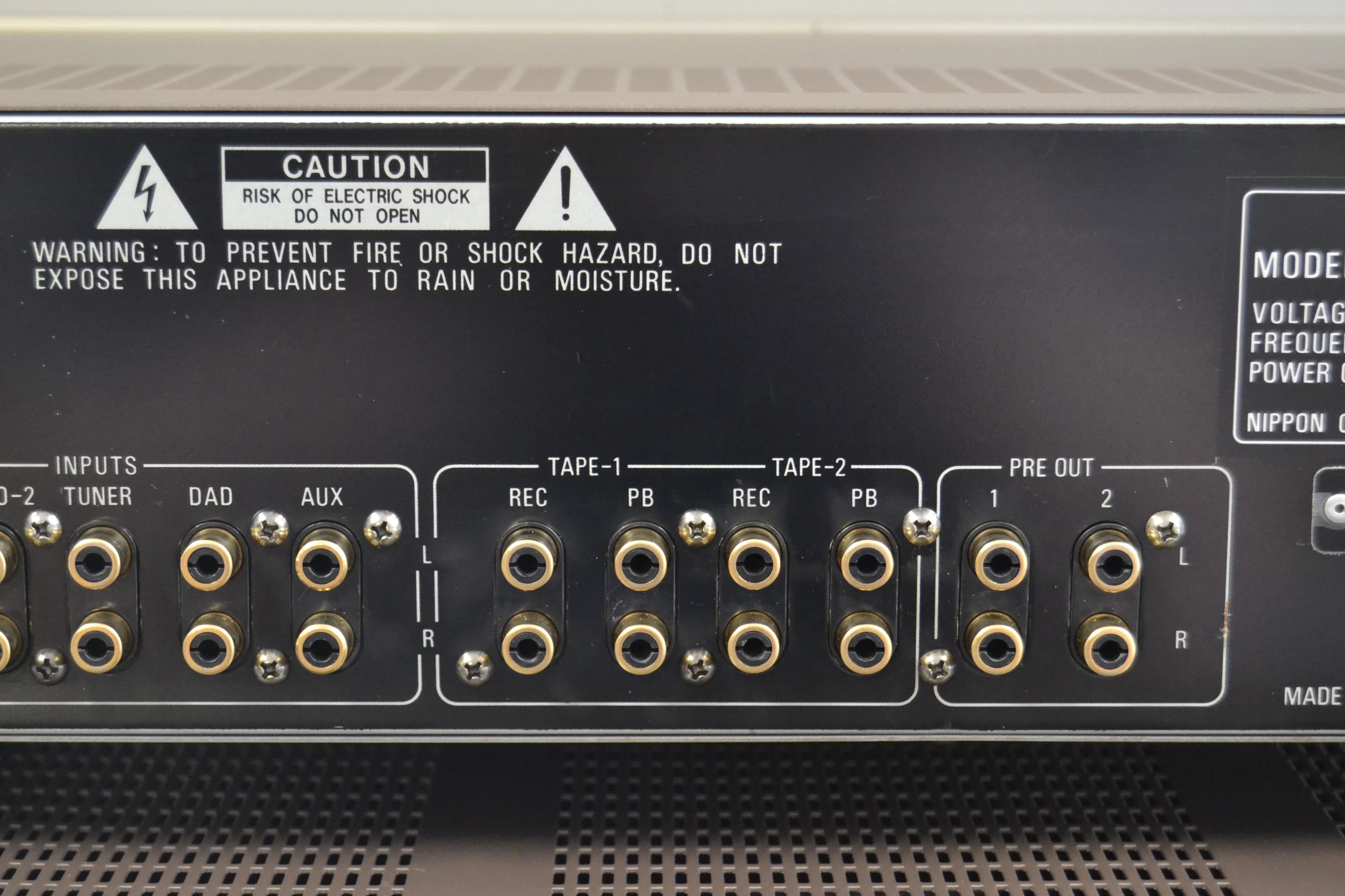 Denon Combo - PRA-1000 Preamplifier - POA-1500 Power Amplifier 150W RMS - Image 14