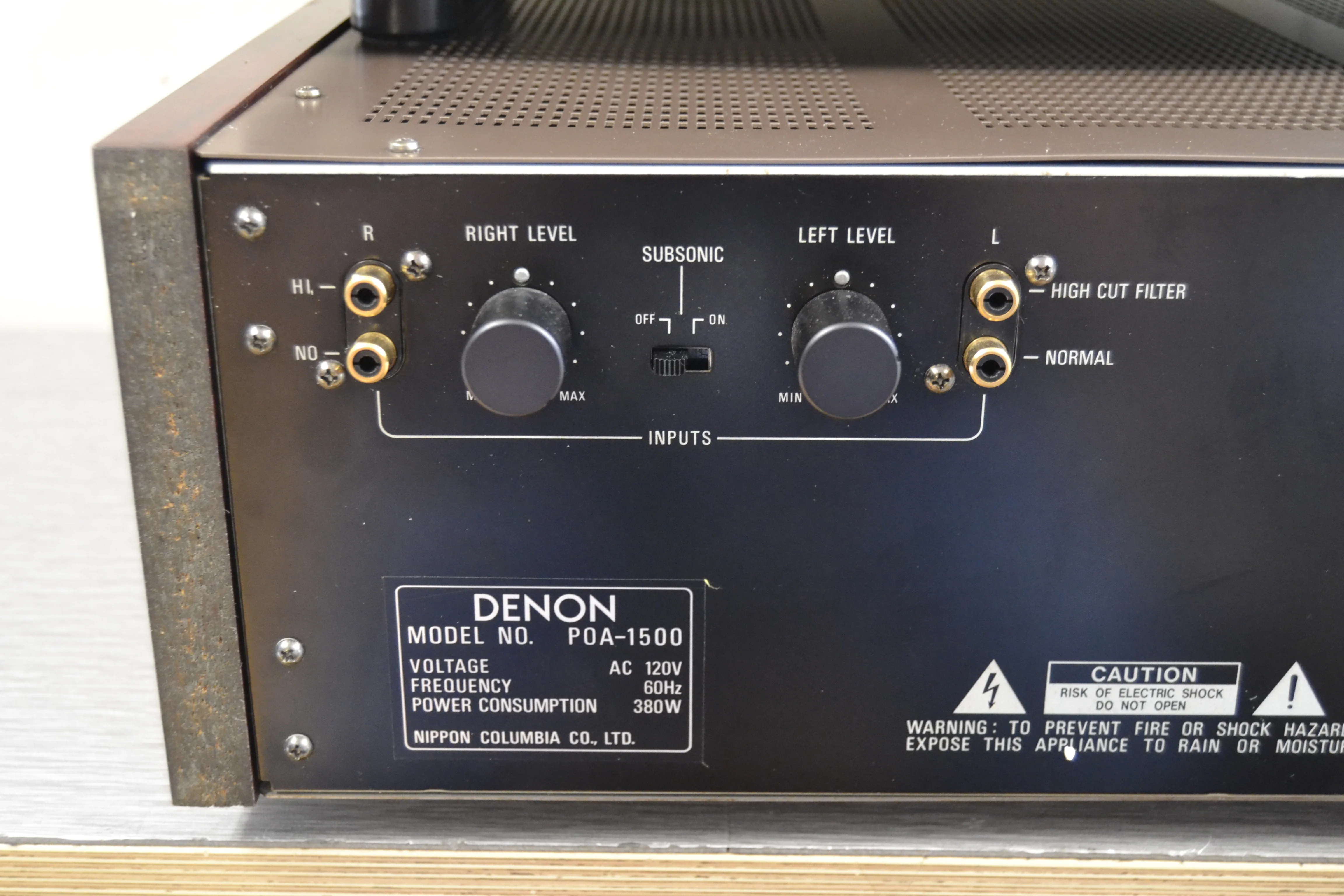 Denon Combo - PRA-1000 Preamplifier - POA-1500 Power Amplifier 150W RMS - Image 19