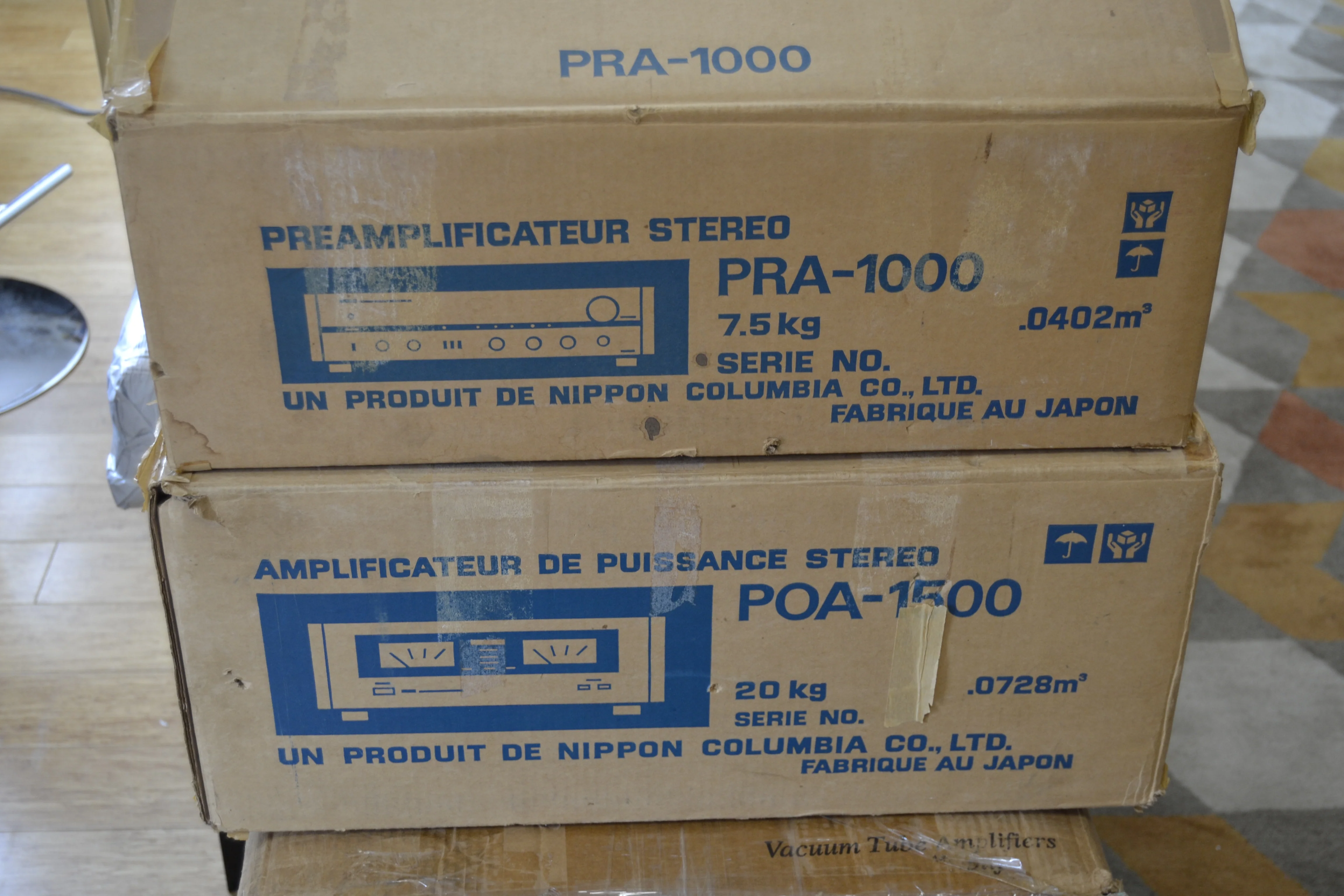 Denon Combo - PRA-1000 Preamplifier - POA-1500 Power Amplifier 150W RMS - Image 2