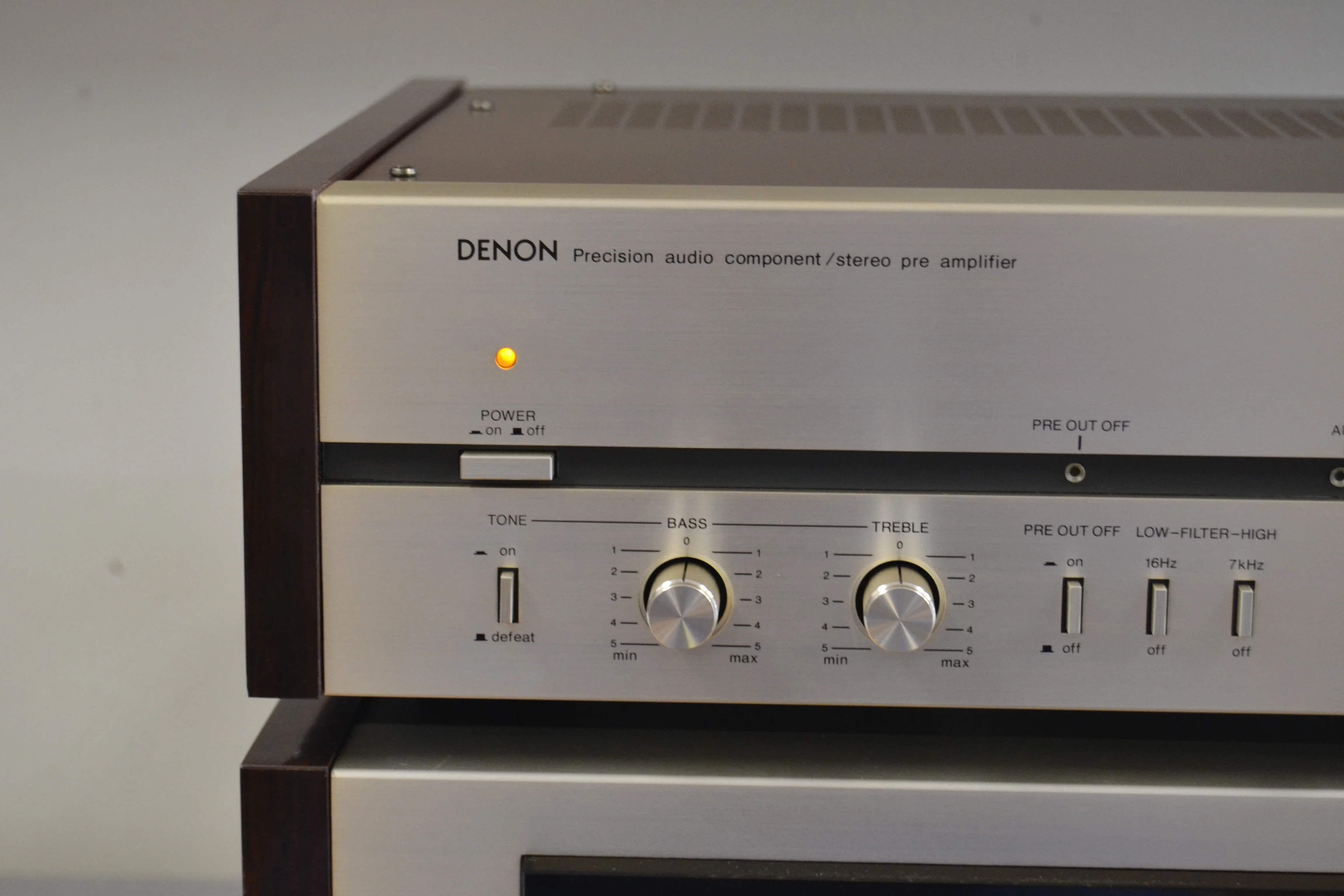 Denon Combo - PRA-1000 Preamplifier - POA-1500 Power Amplifier 150W RMS - Image 3
