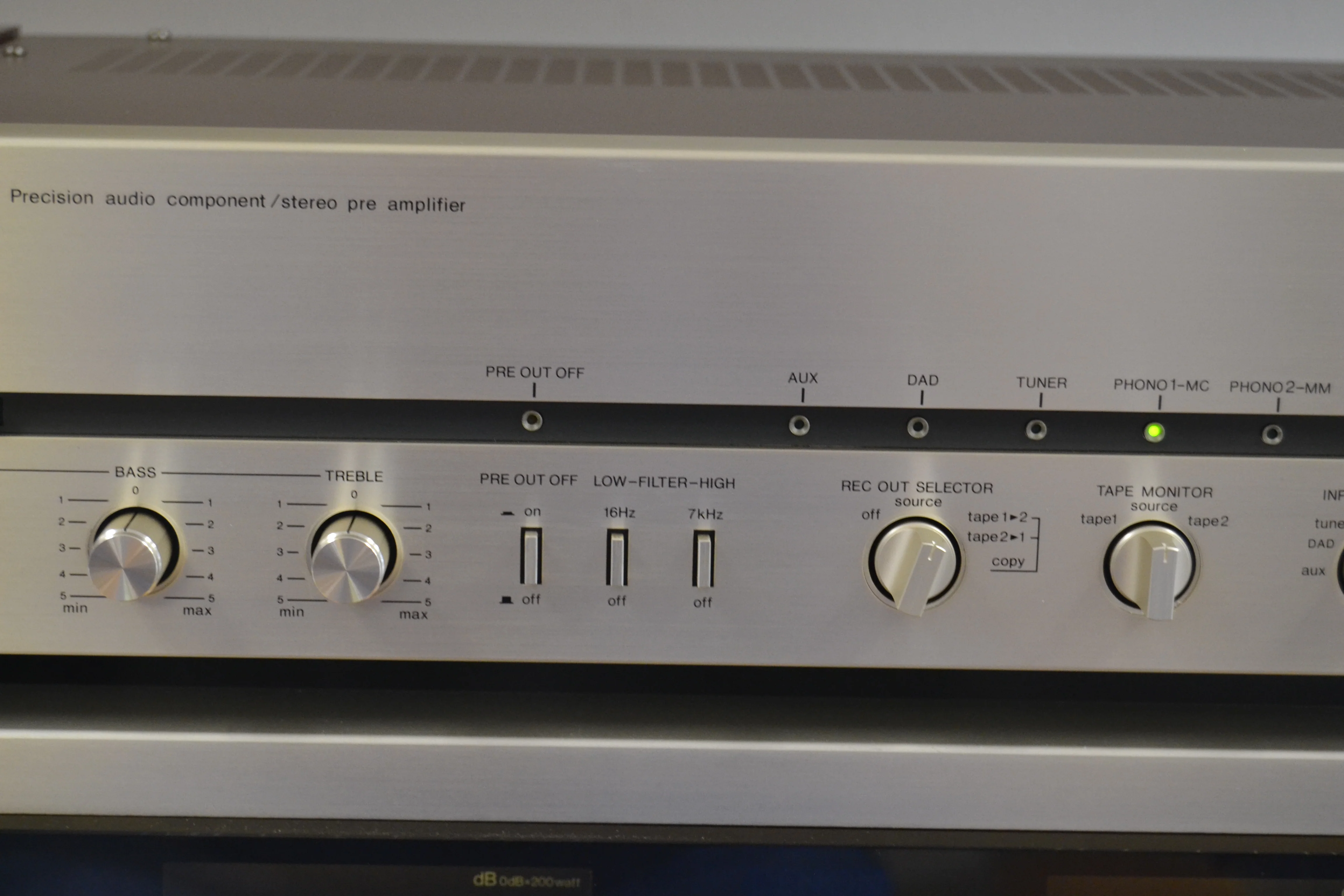 Denon Combo - PRA-1000 Preamplifier - POA-1500 Power Amplifier 150W RMS - Image 4