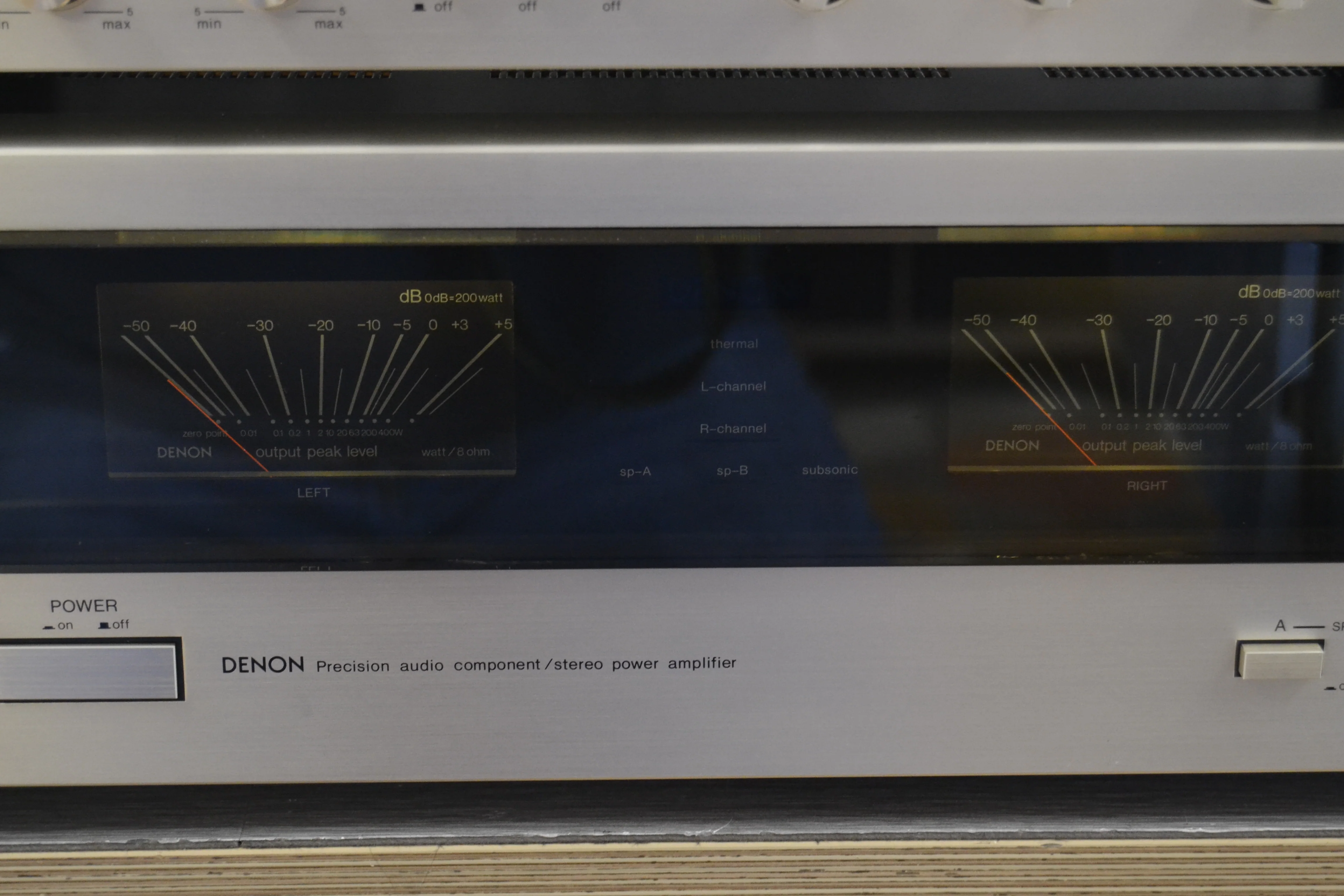 Denon Combo - PRA-1000 Preamplifier - POA-1500 Power Amplifier 150W RMS - Image 7