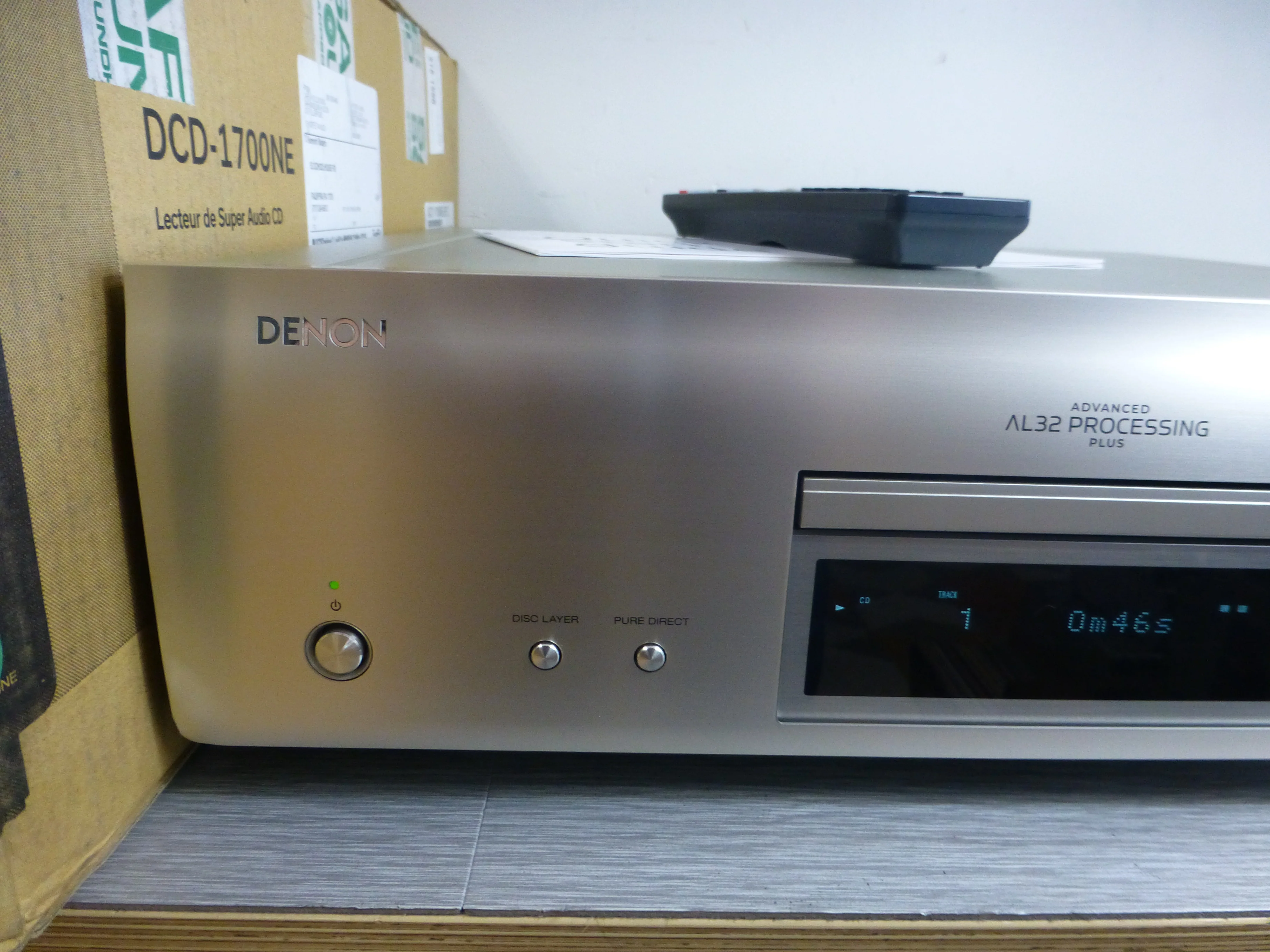 Denon DCD-1700NE Super Audio CD Player * Box * Remote - Image 3
