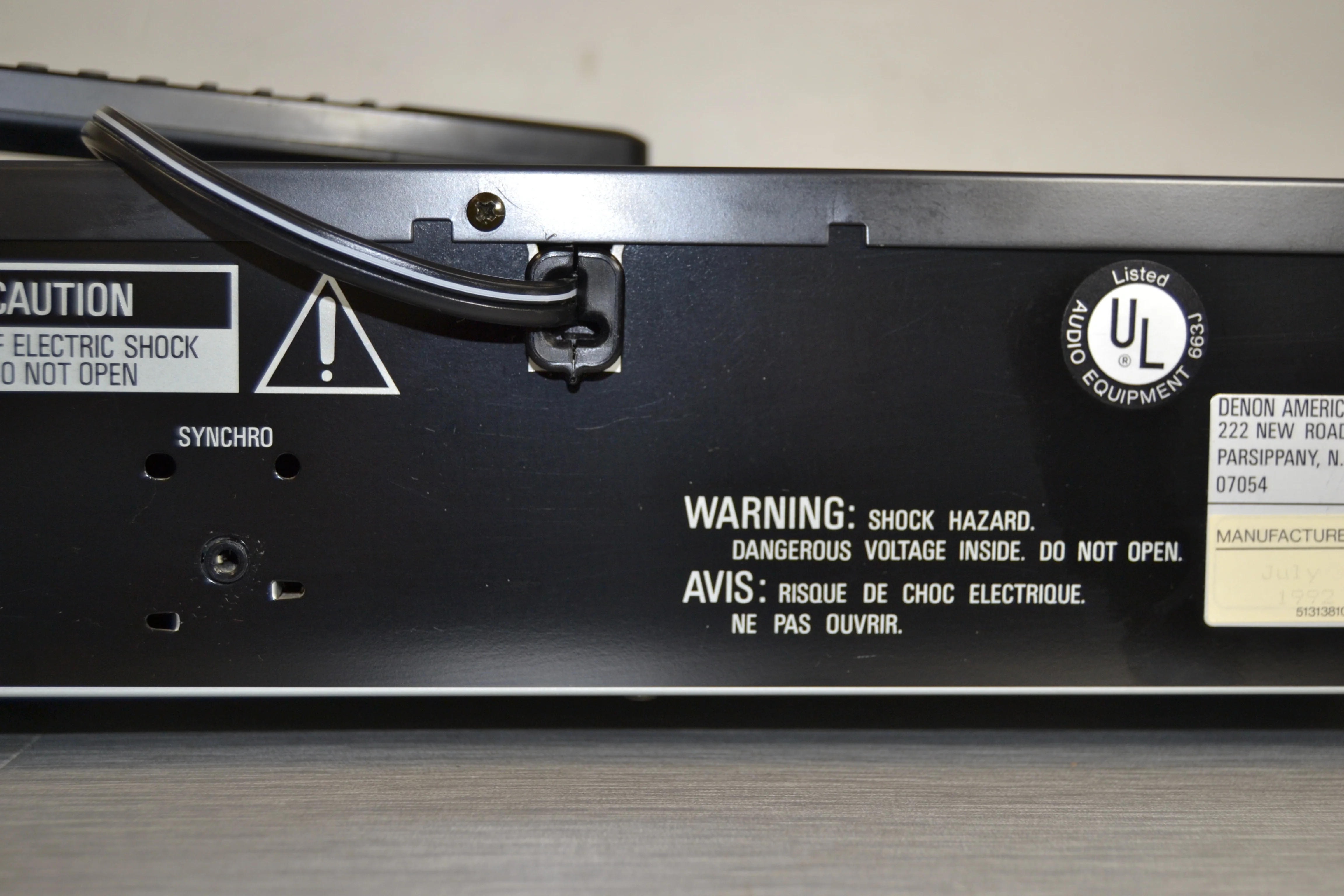 Denon DCD-590 Single Cd Player * Remote Control - Image 12