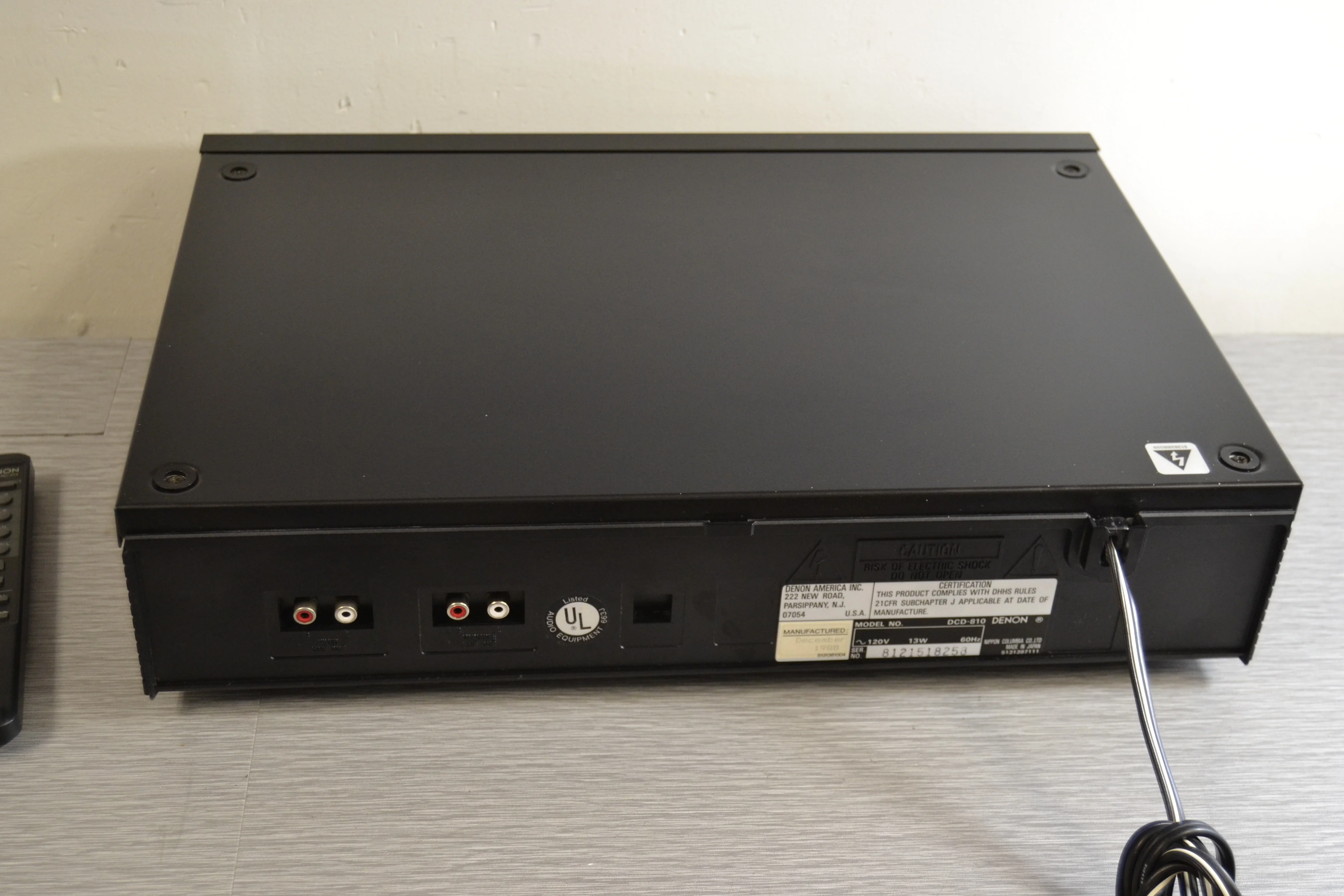 Denon DCD-810 Single CD Player * Remote Control - Image 11