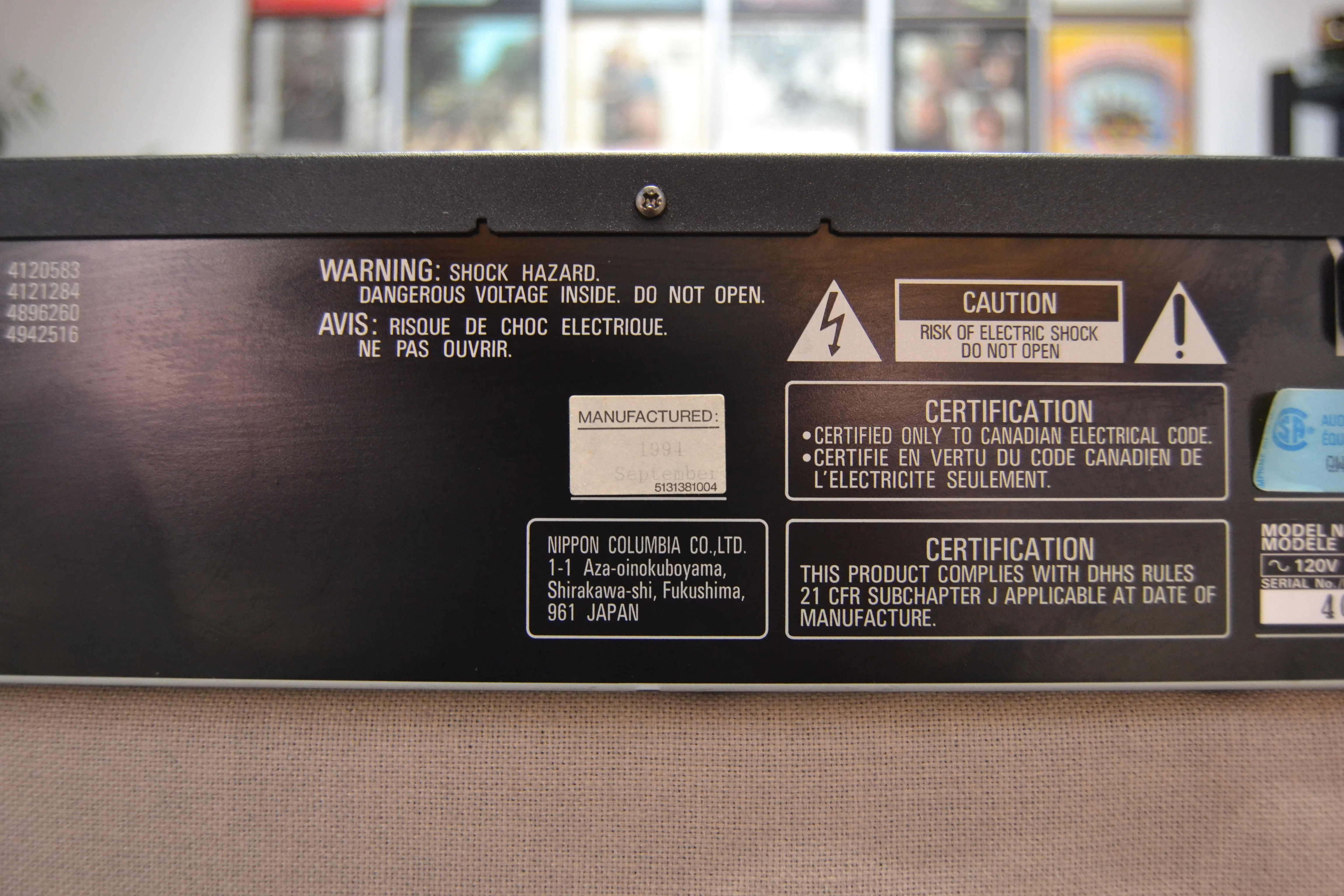 Denon DCM-340 CD Carousel 5 Discs * Remote Control - Image 10