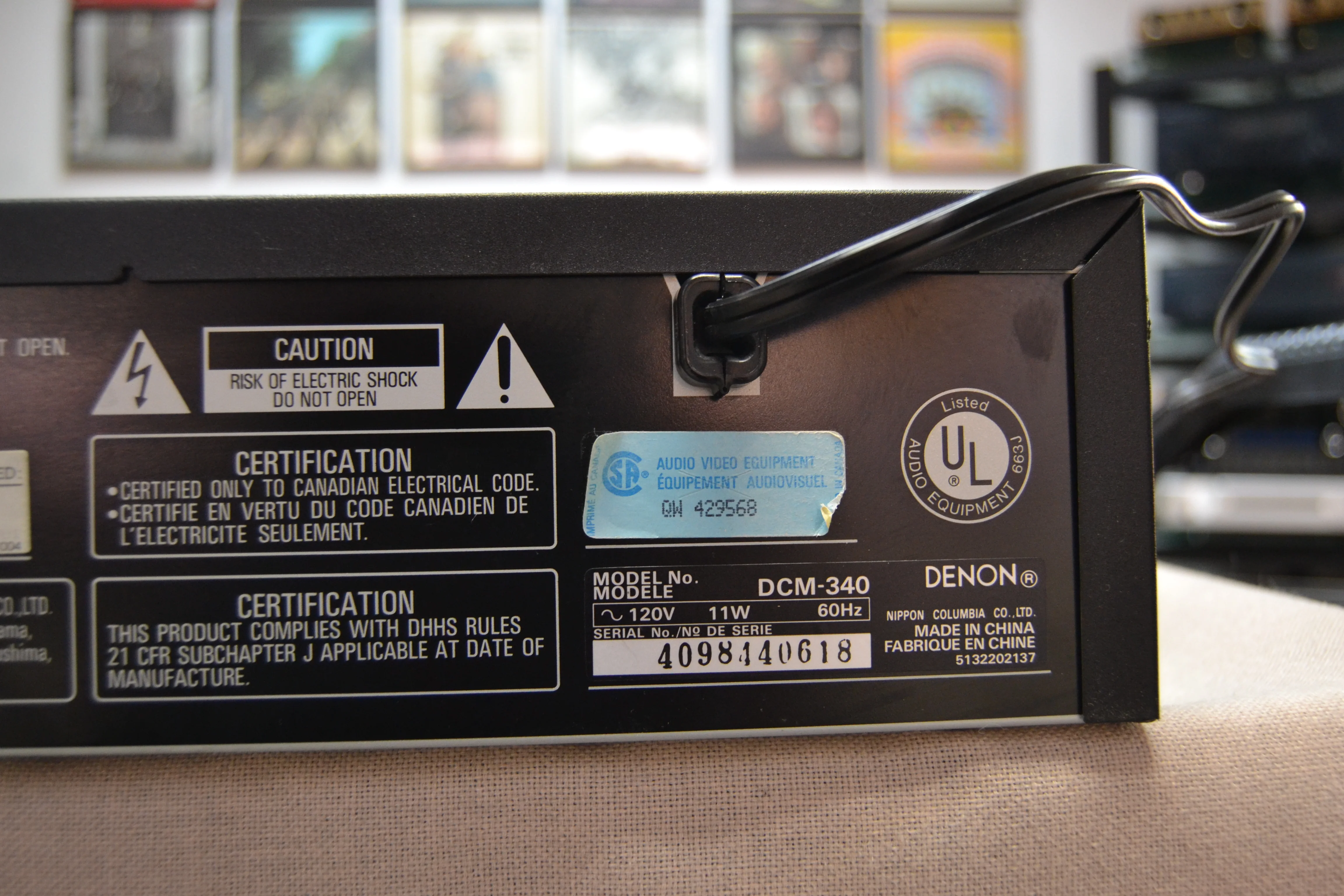 Denon DCM-340 CD Carousel 5 Discs * Remote Control - Image 11