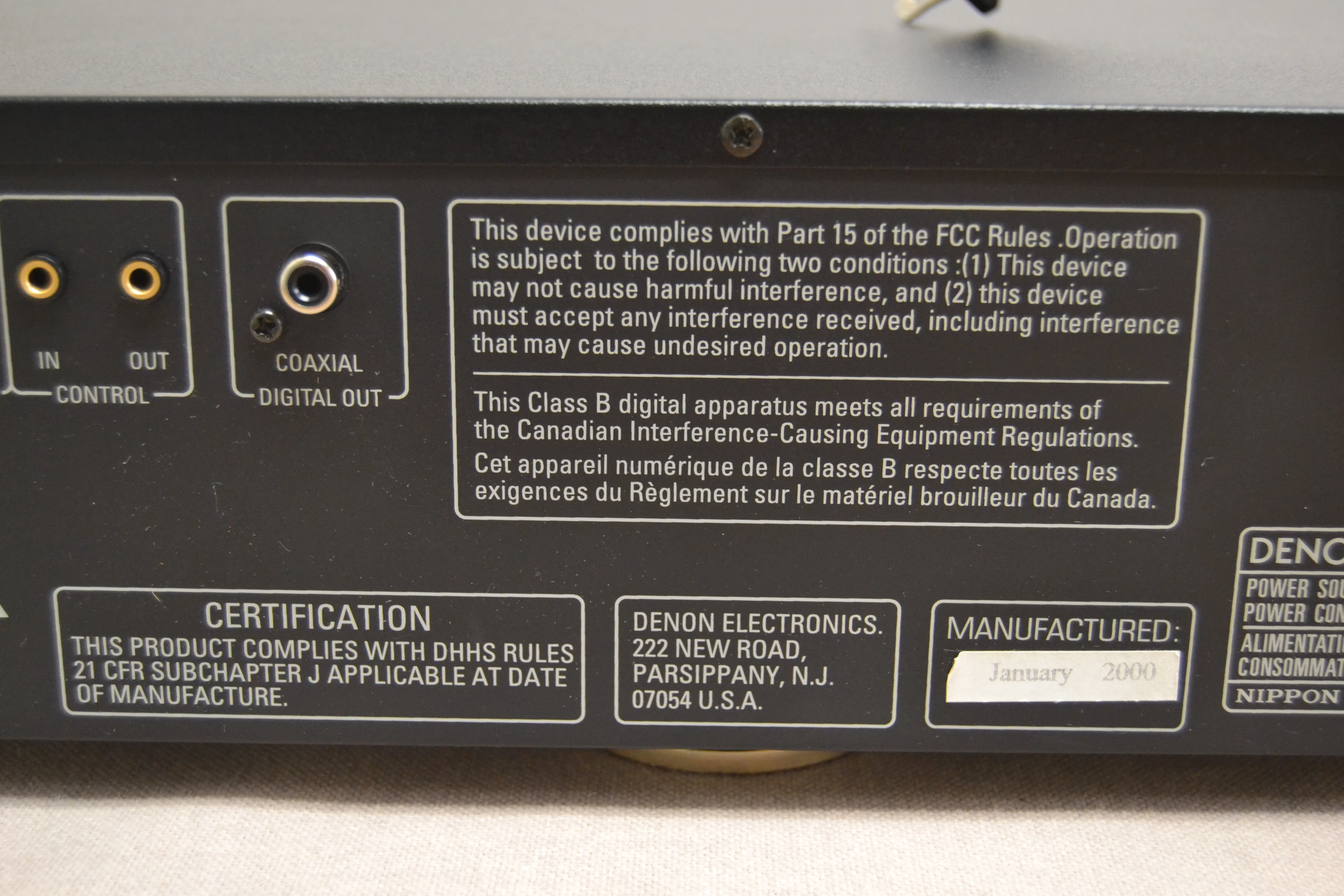Denon DCM-370 CD Carousel 5 Discs * Box * Remote (not working ) - Image 11