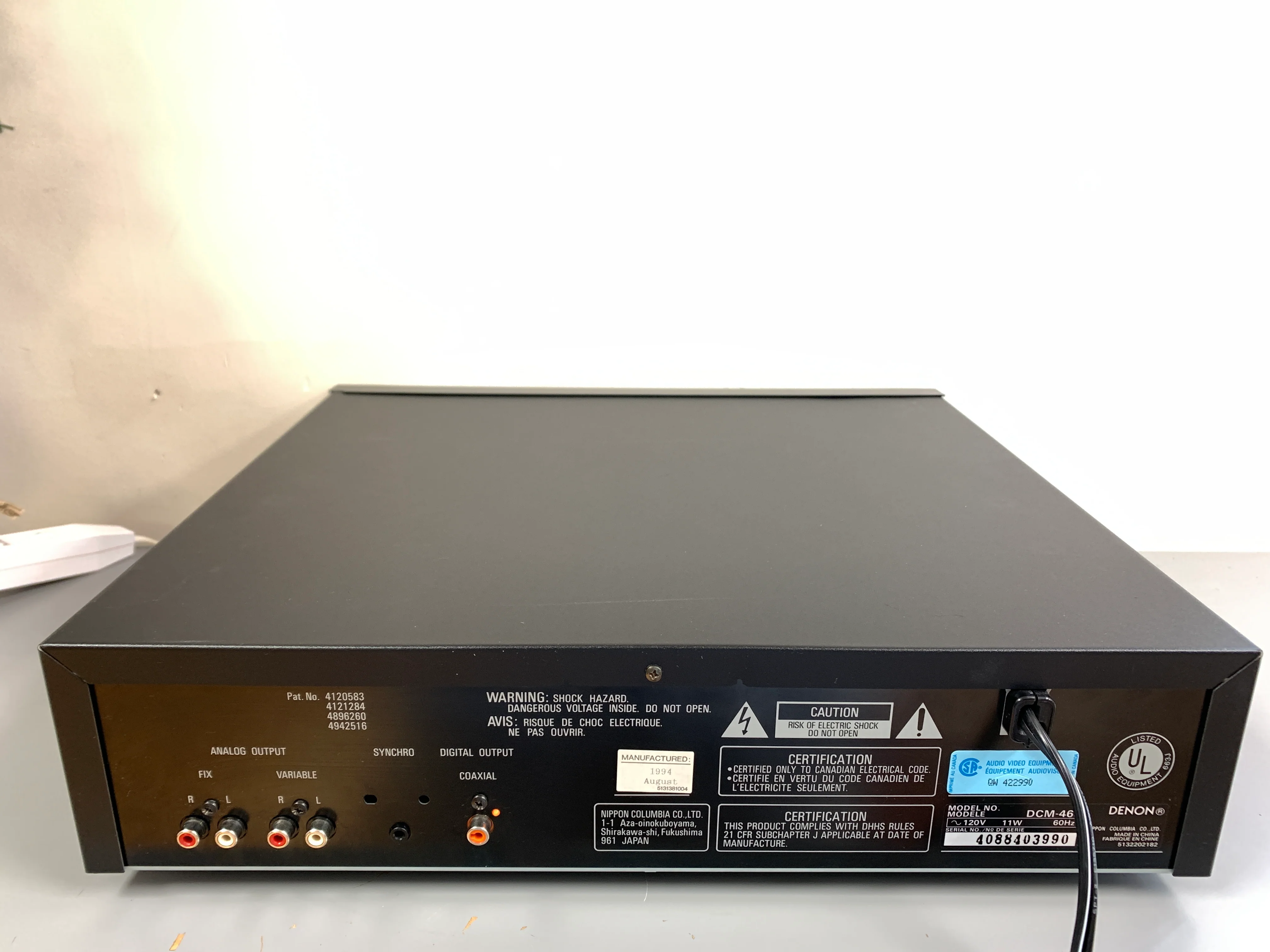 Denon DCM-460 CD Carousel - 5 Discs - Image 8