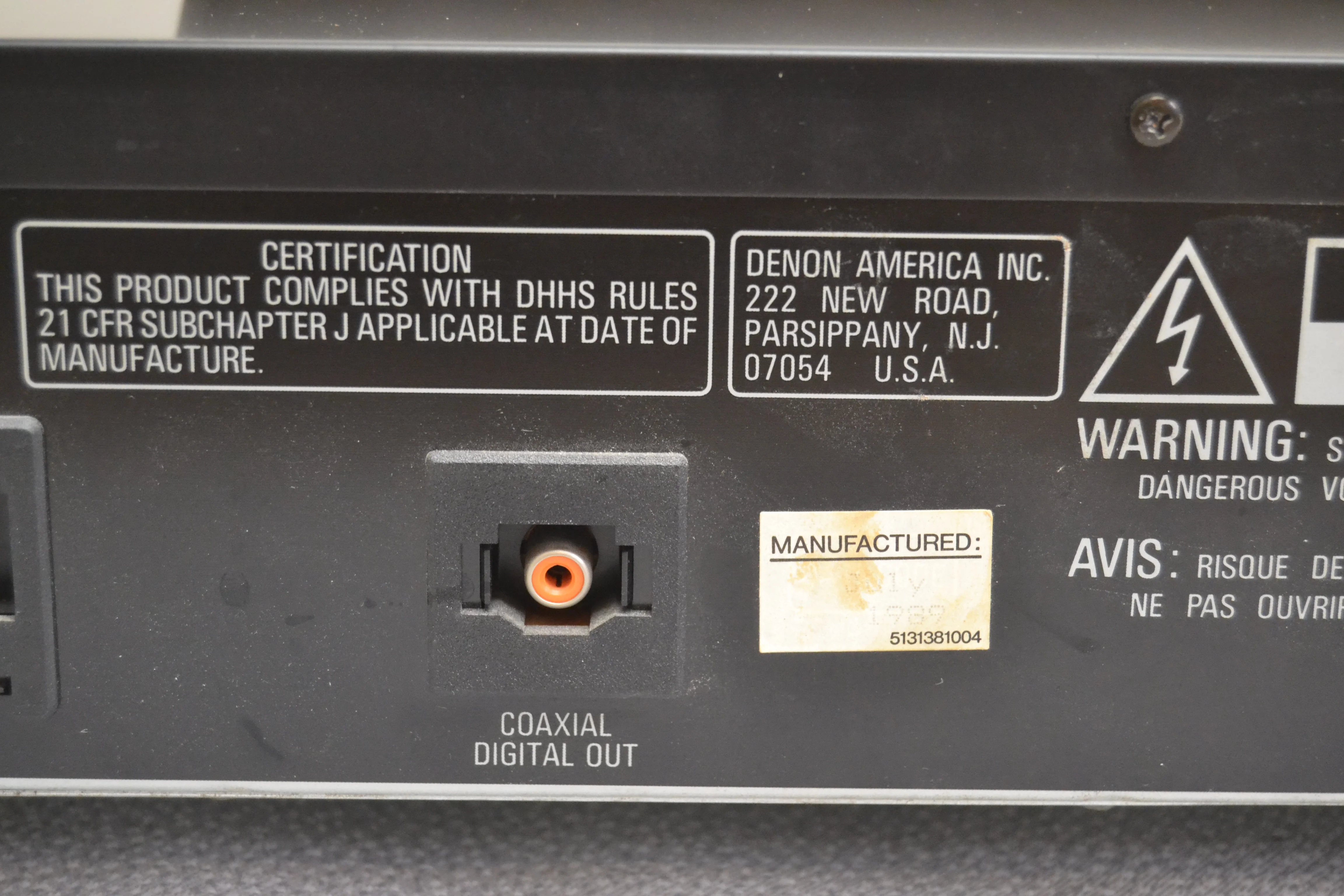 Denon DCM-555II Six Disc Cartridge CD Changer * Remote * 2nd Cartridge * Manual * Serviced * New Belts - Image 14