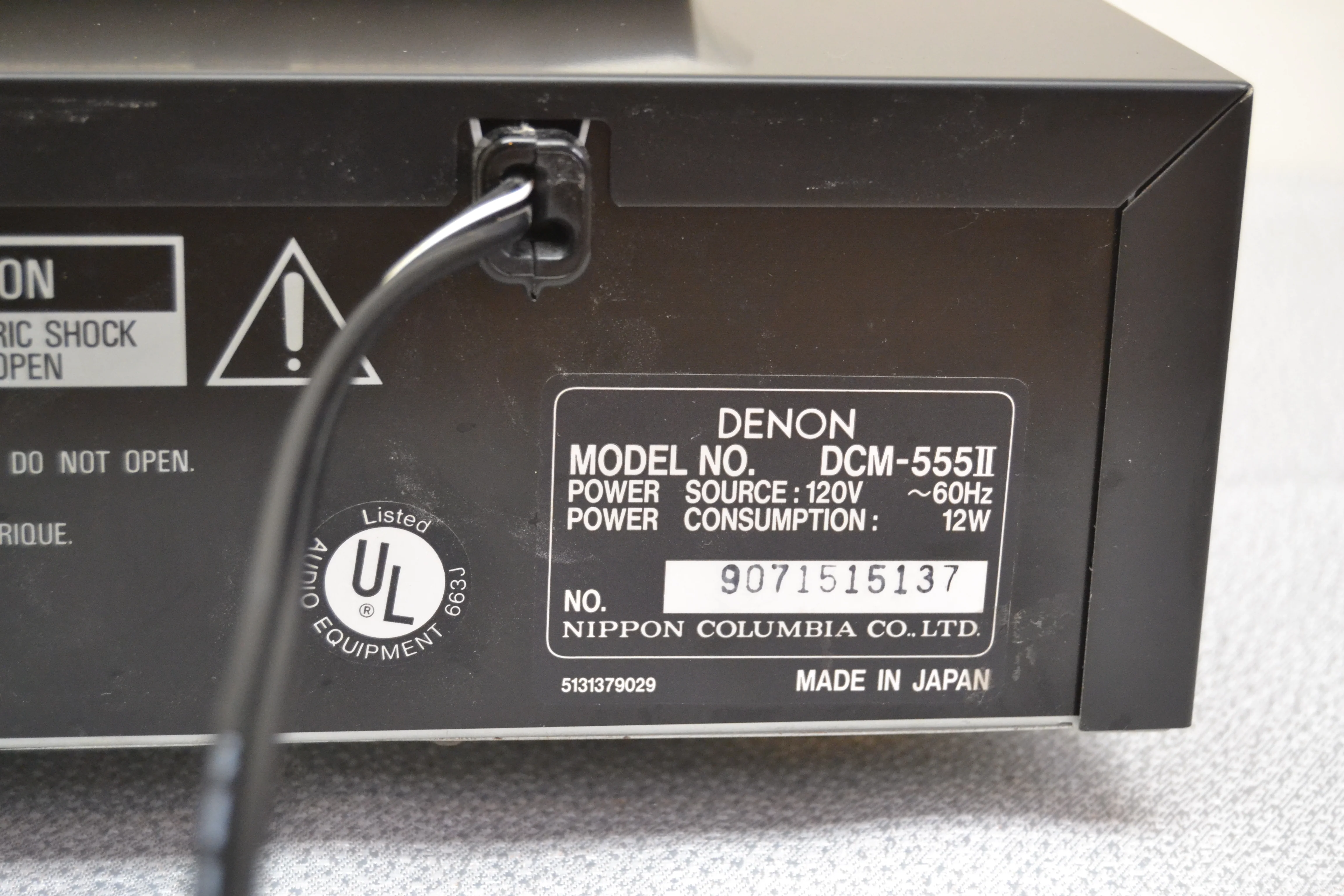 Denon DCM-555II Six Disc Cartridge CD Changer * Remote * 2nd Cartridge * Manual * Serviced * New Belts - Image 15