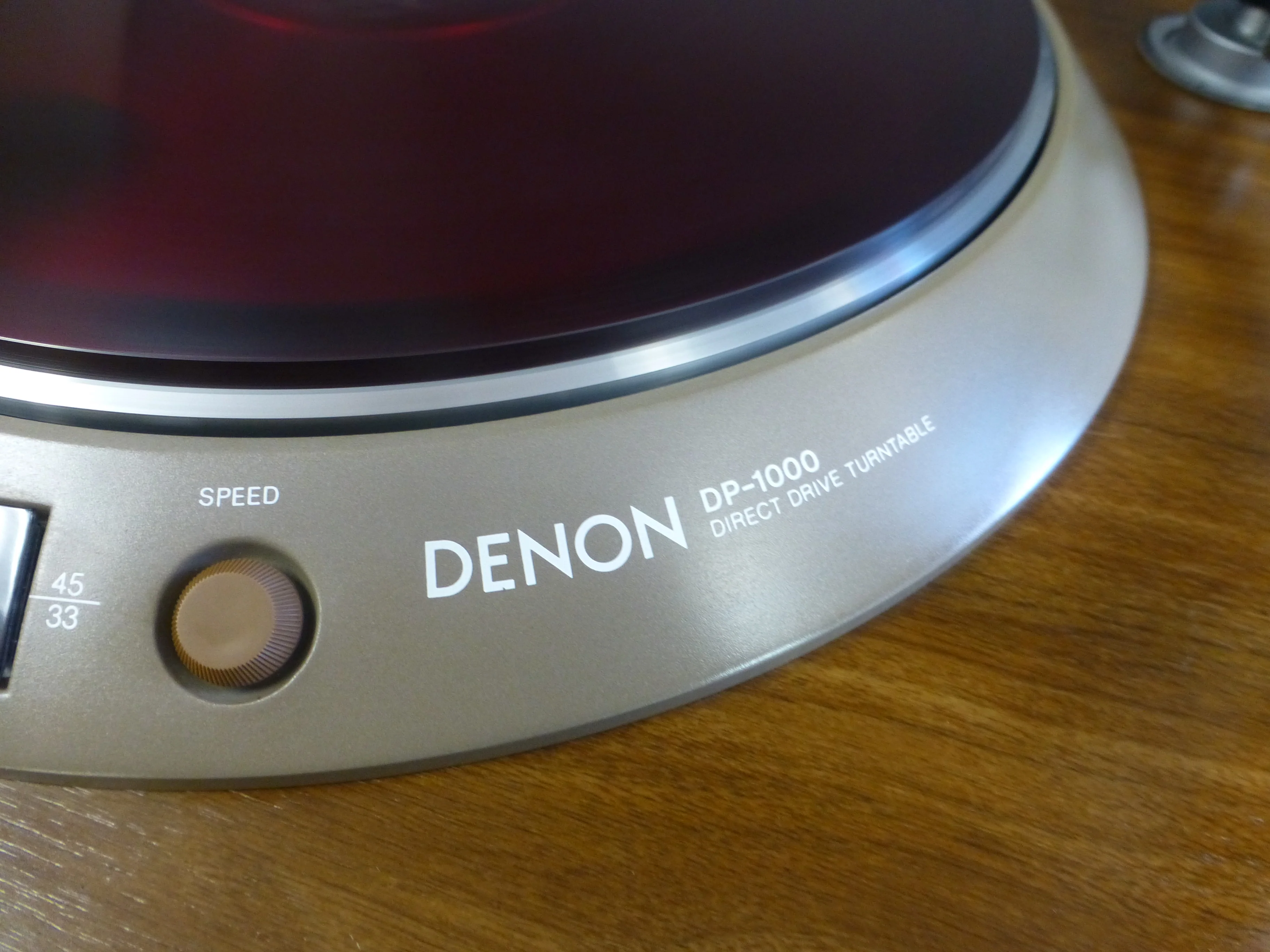 Denon DP-1000 Turntable, Denon Tonearm with NEW Ortofon Omega3 Cartridge * Aura Mat - Image 12