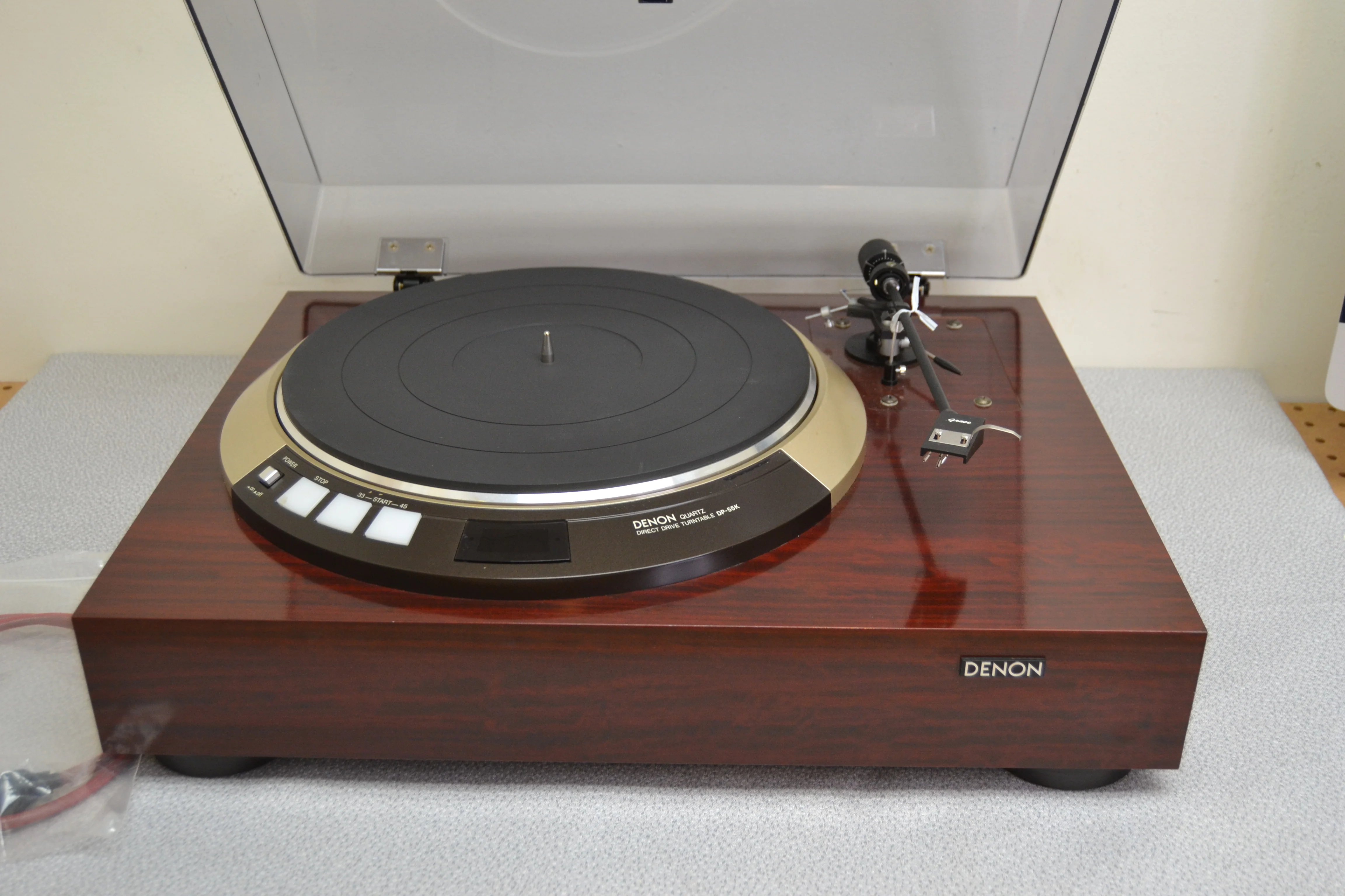 Denon DP-55K Servo-Controlled Direct Drive Turntable with Grace Tonearm - Image 2