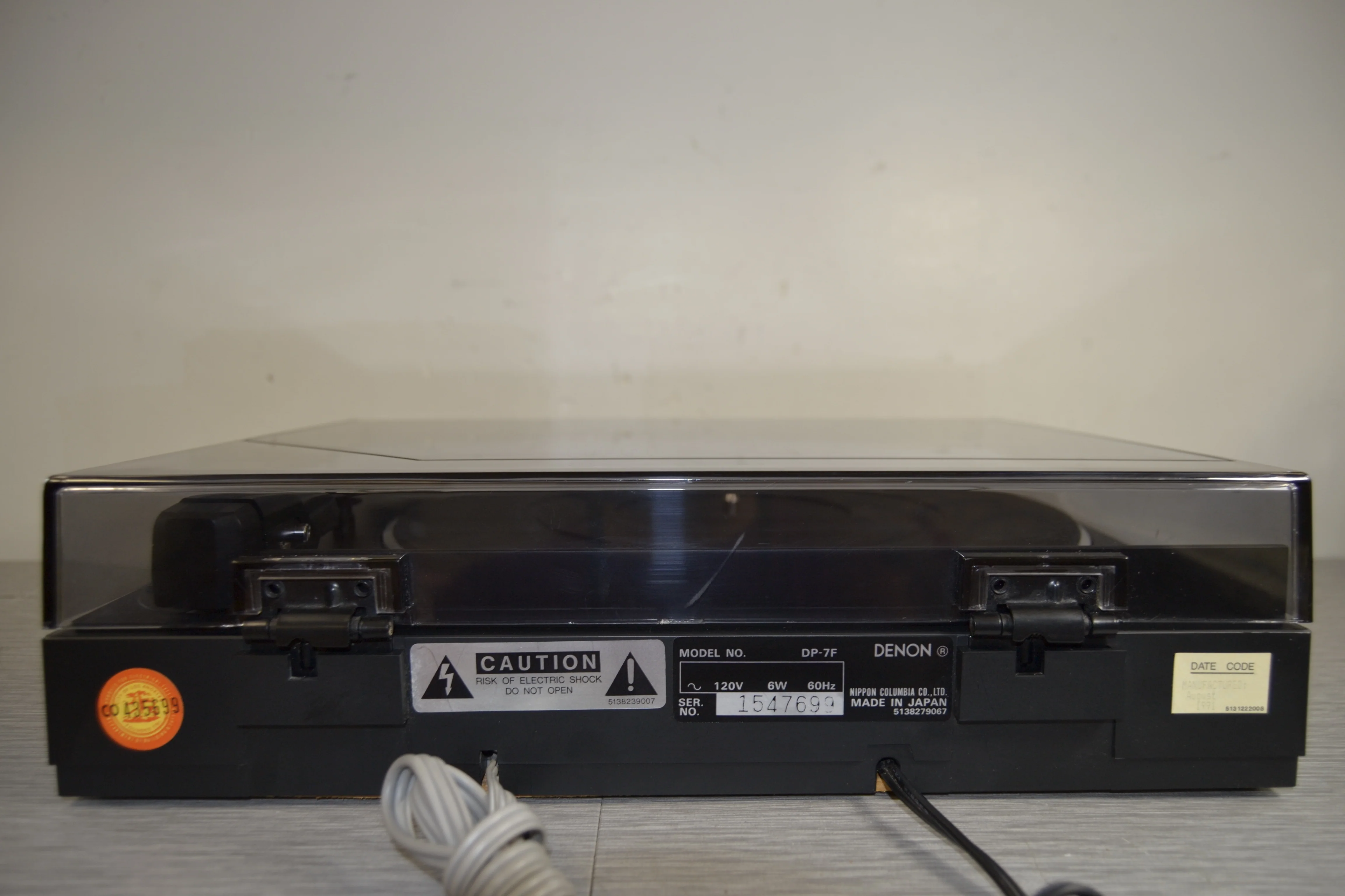Denon DP-7F Direct Drive Fully Automatic Turntable - Image 16