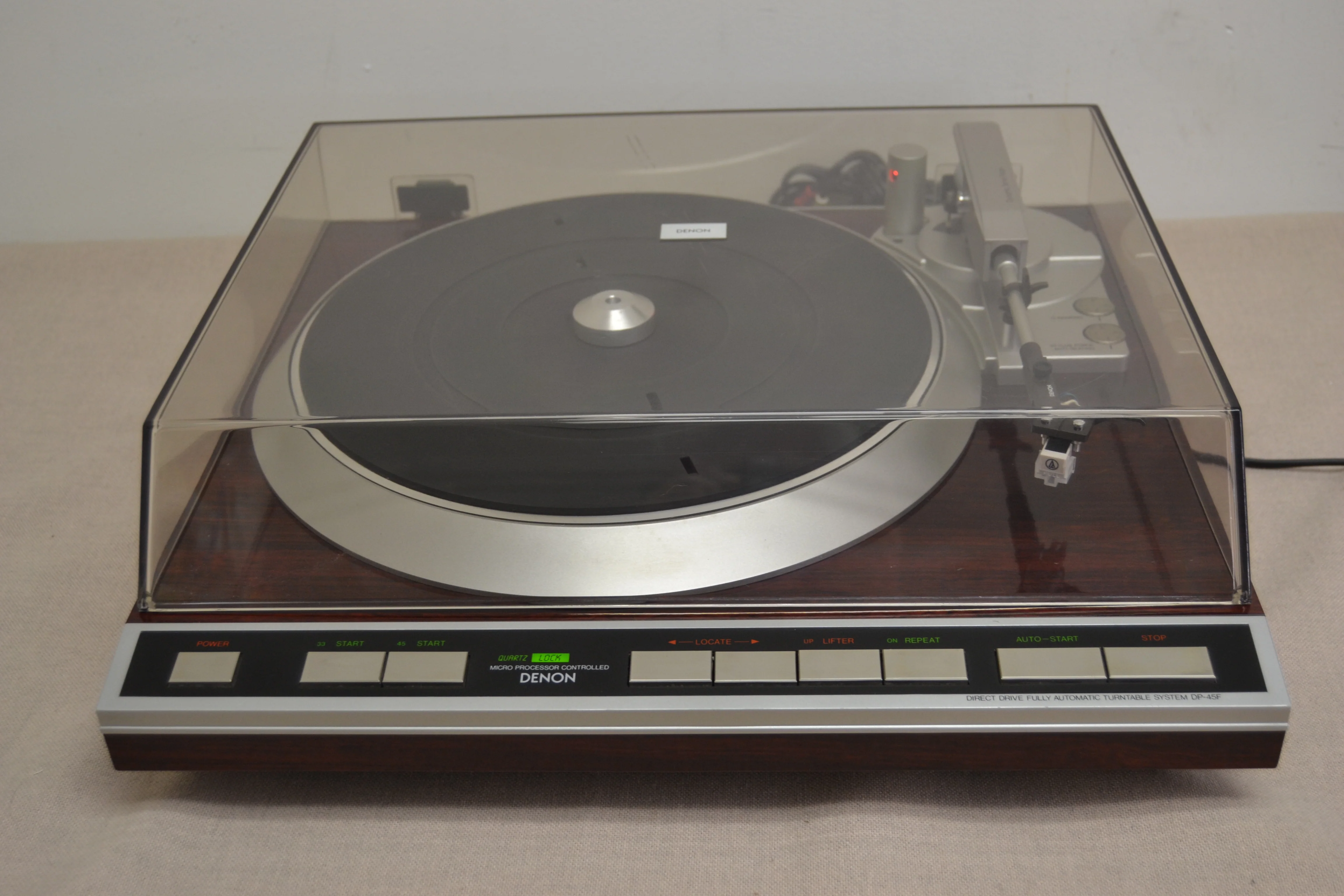 Denon DP45F Direct Drive Turntable * Box * NEW Audio Technica Cartridge