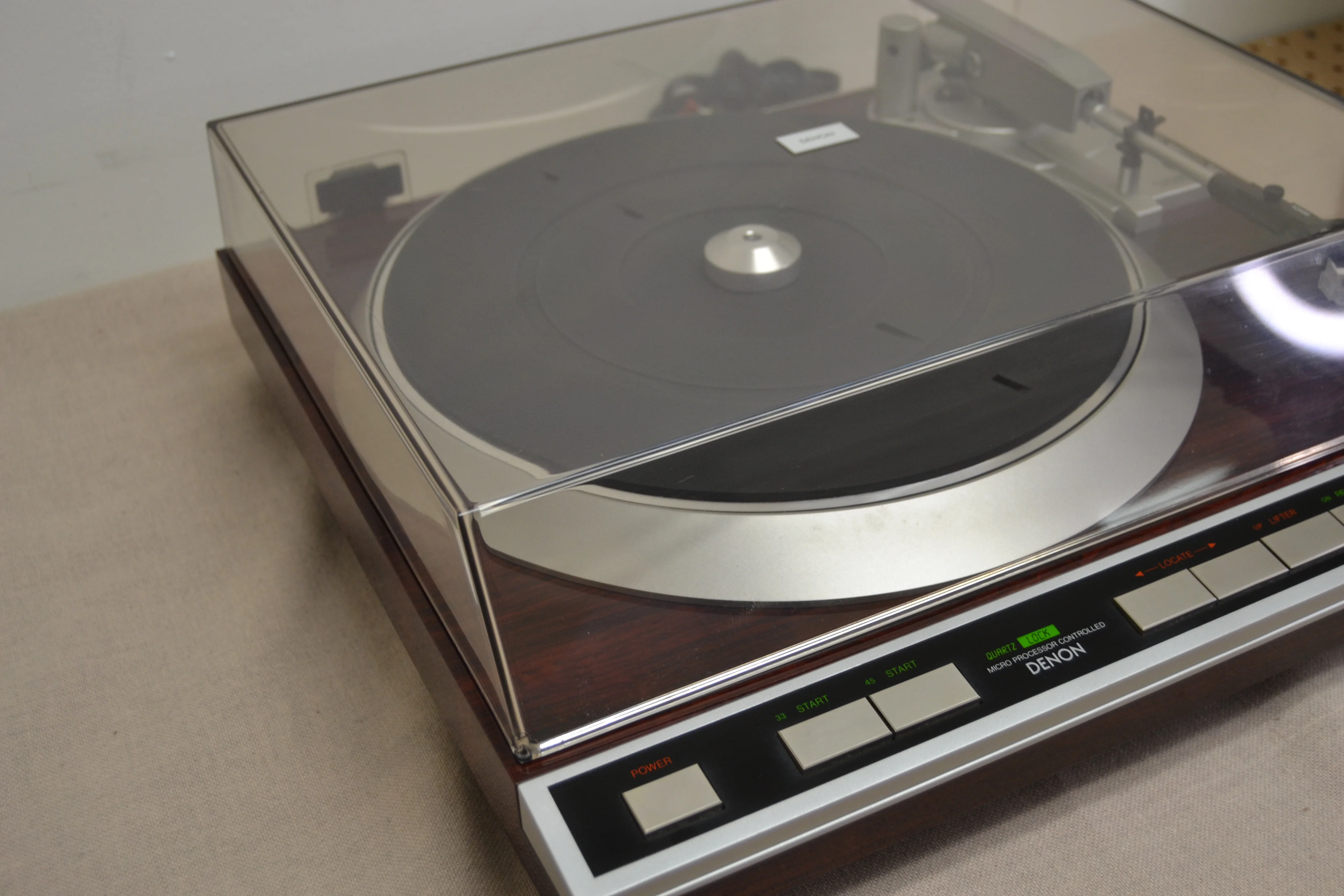Denon DP45F Direct Drive Turntable * Box * NEW Audio Technica Cartridge - Image 12