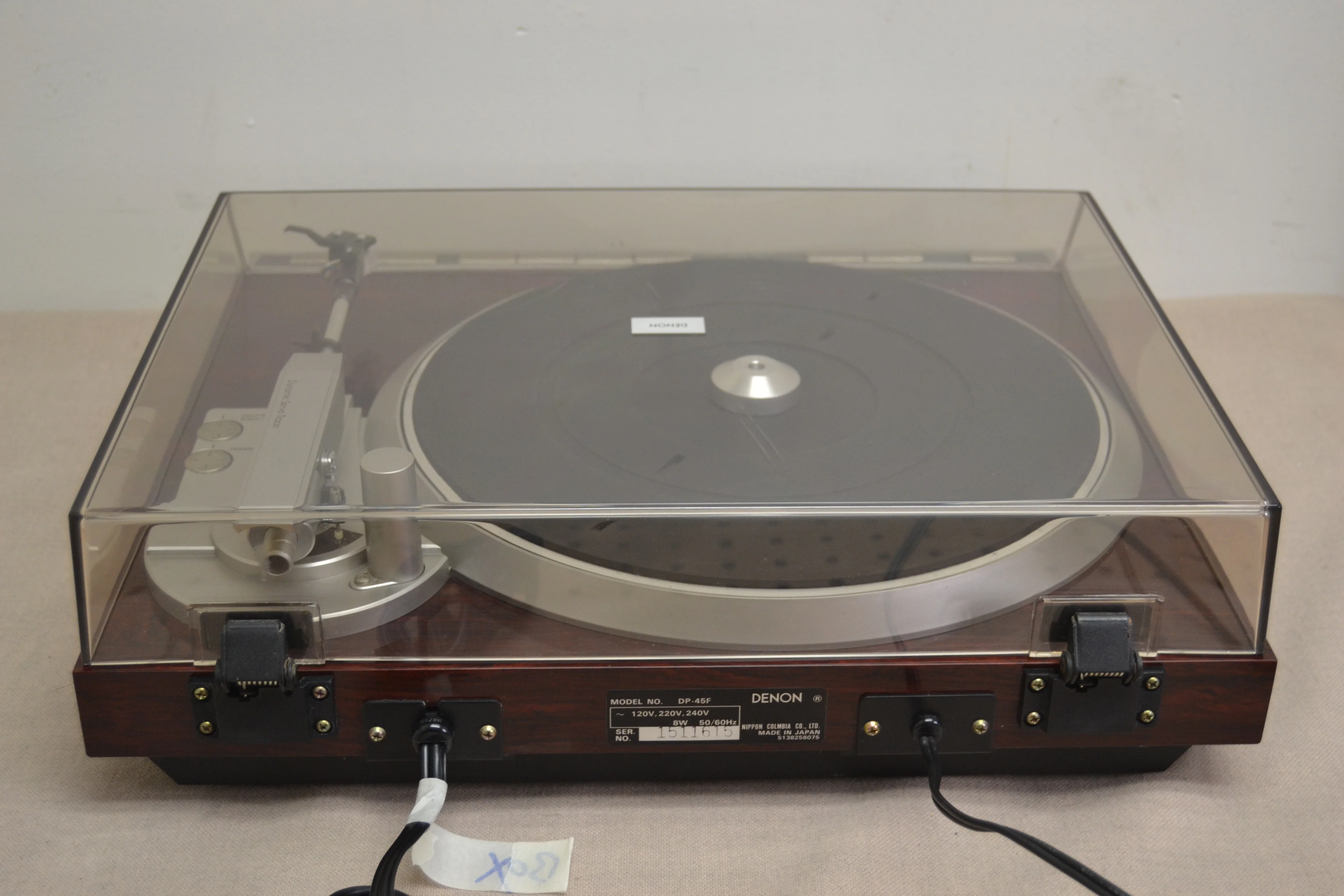 Denon DP45F Direct Drive Turntable * Box * NEW Audio Technica Cartridge - Image 13