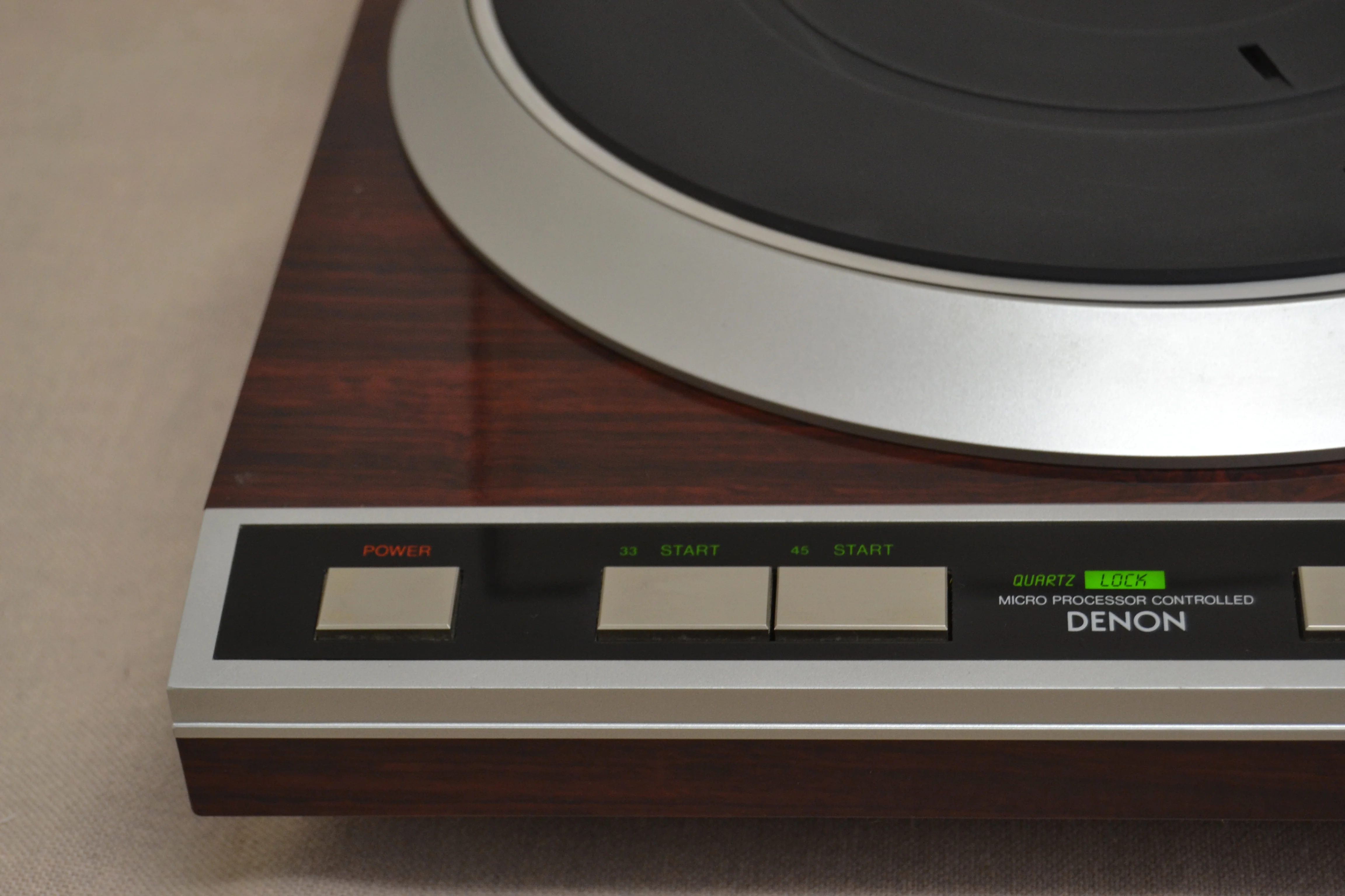 Denon DP45F Direct Drive Turntable * Box * NEW Audio Technica Cartridge - Image 3
