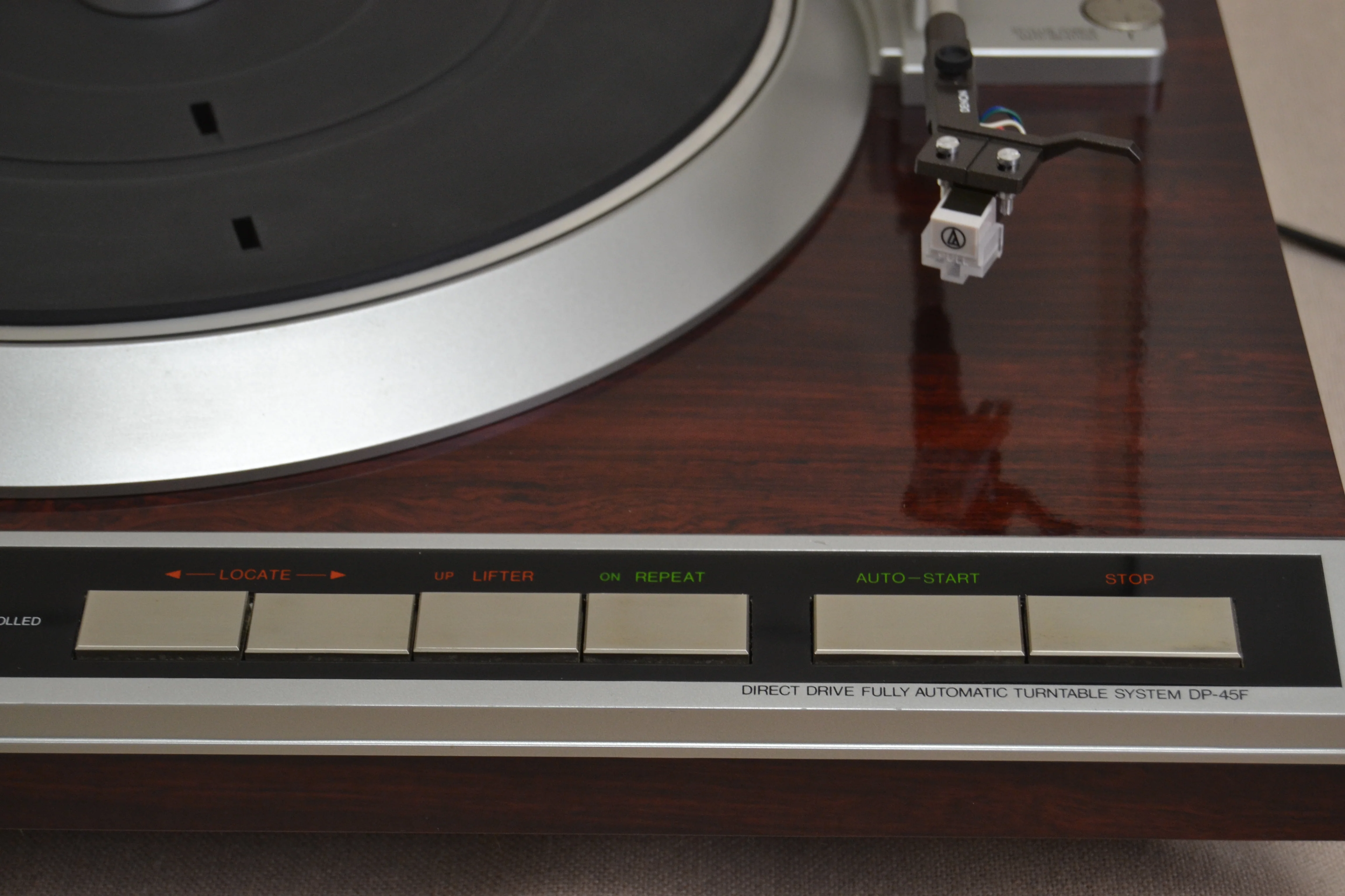 Denon DP45F Direct Drive Turntable * Box * NEW Audio Technica Cartridge - Image 5