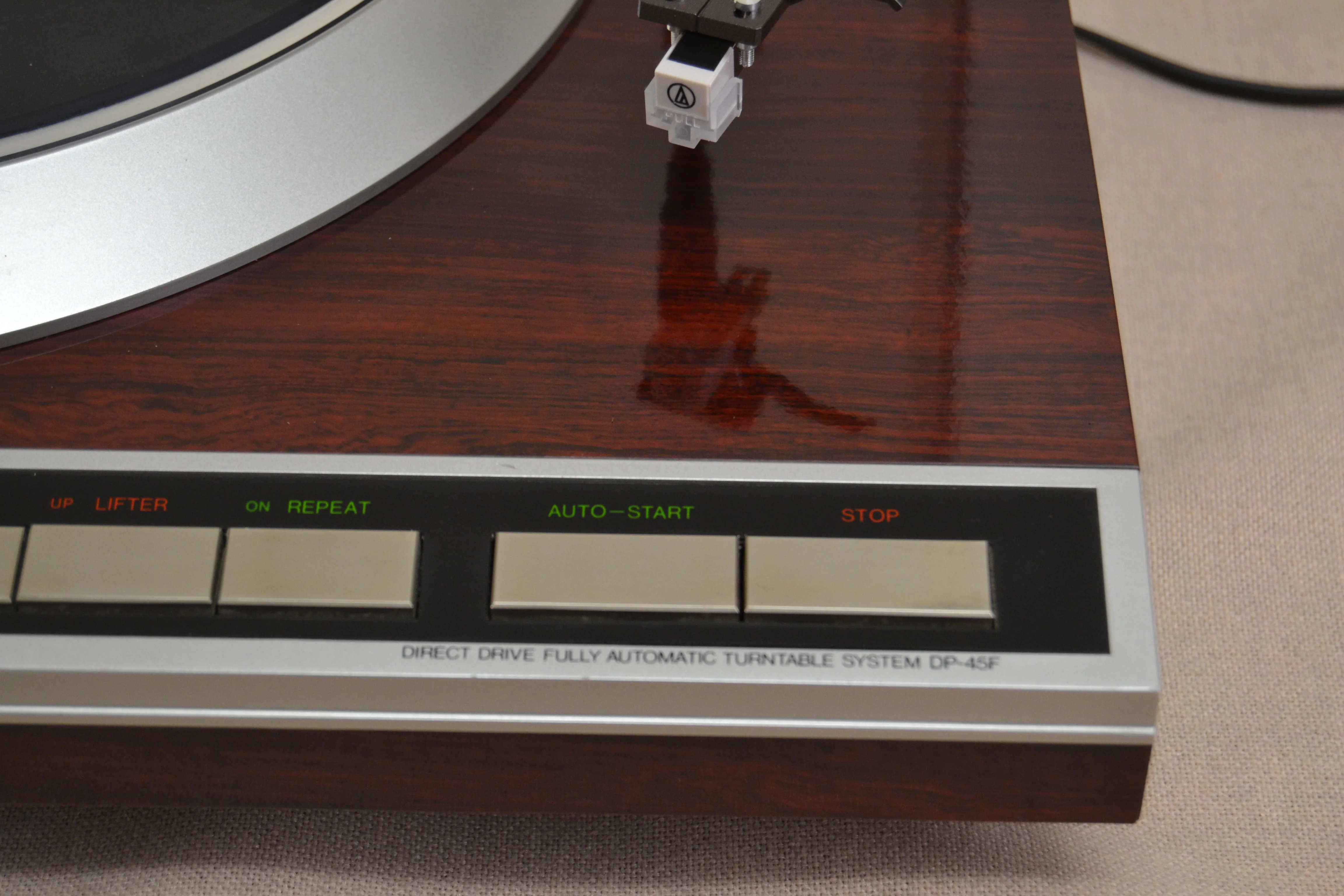 Denon DP45F Direct Drive Turntable * Box * NEW Audio Technica Cartridge - Image 6