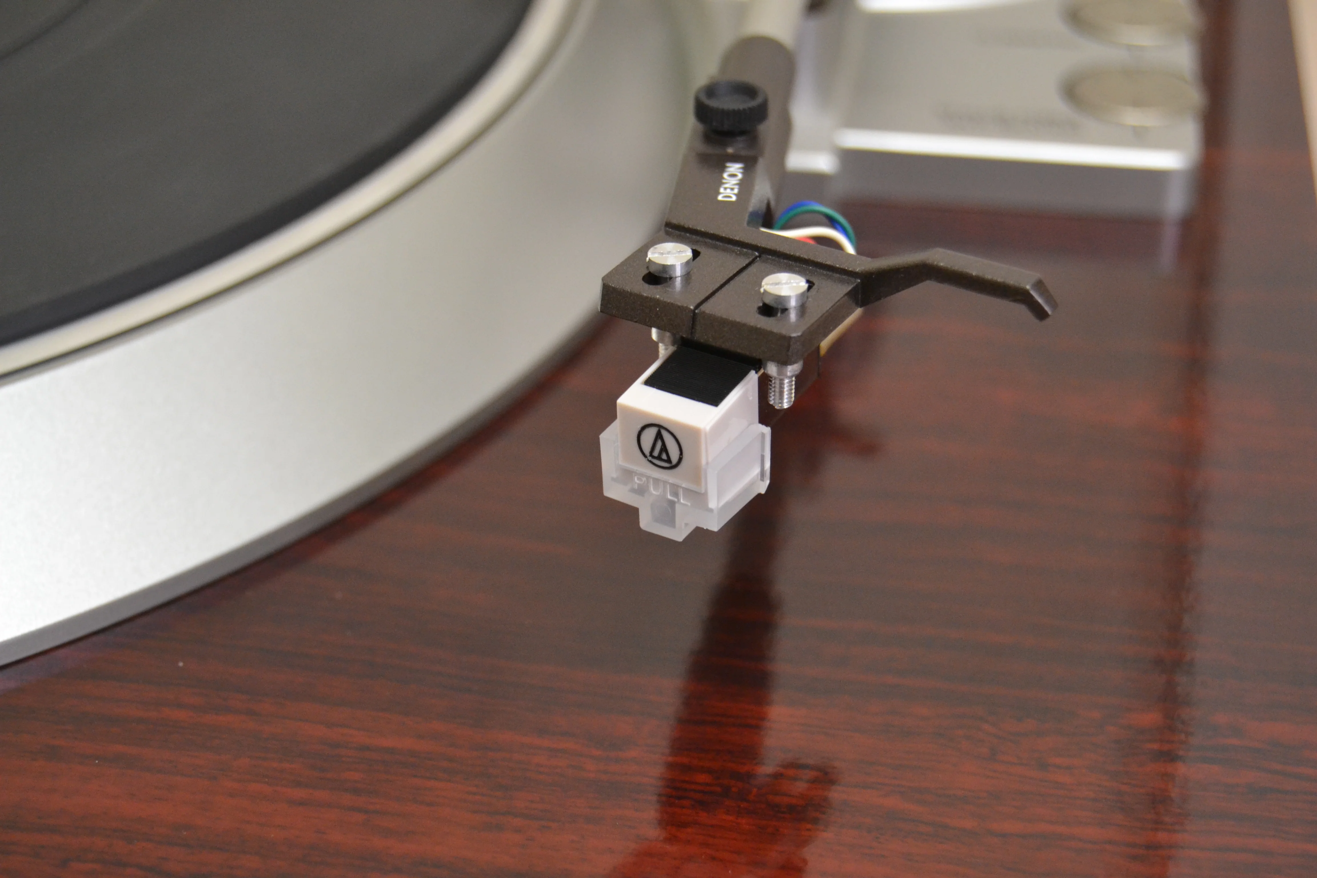 Denon DP45F Direct Drive Turntable * Box * NEW Audio Technica Cartridge - Image 7