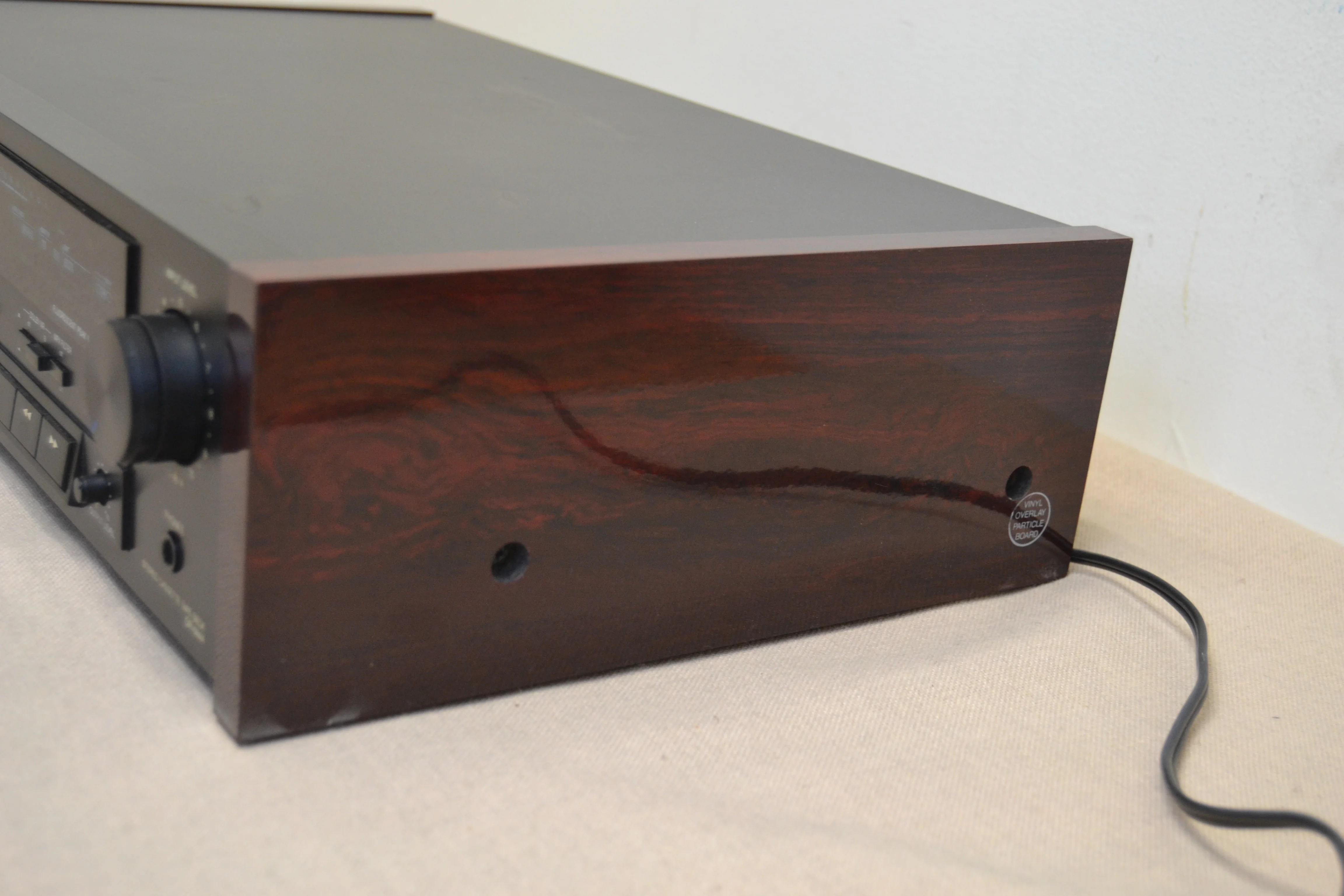 Denon DR-M44 Single Cassette Deck * Wood Grain Panels * 3 Heads - Image 10
