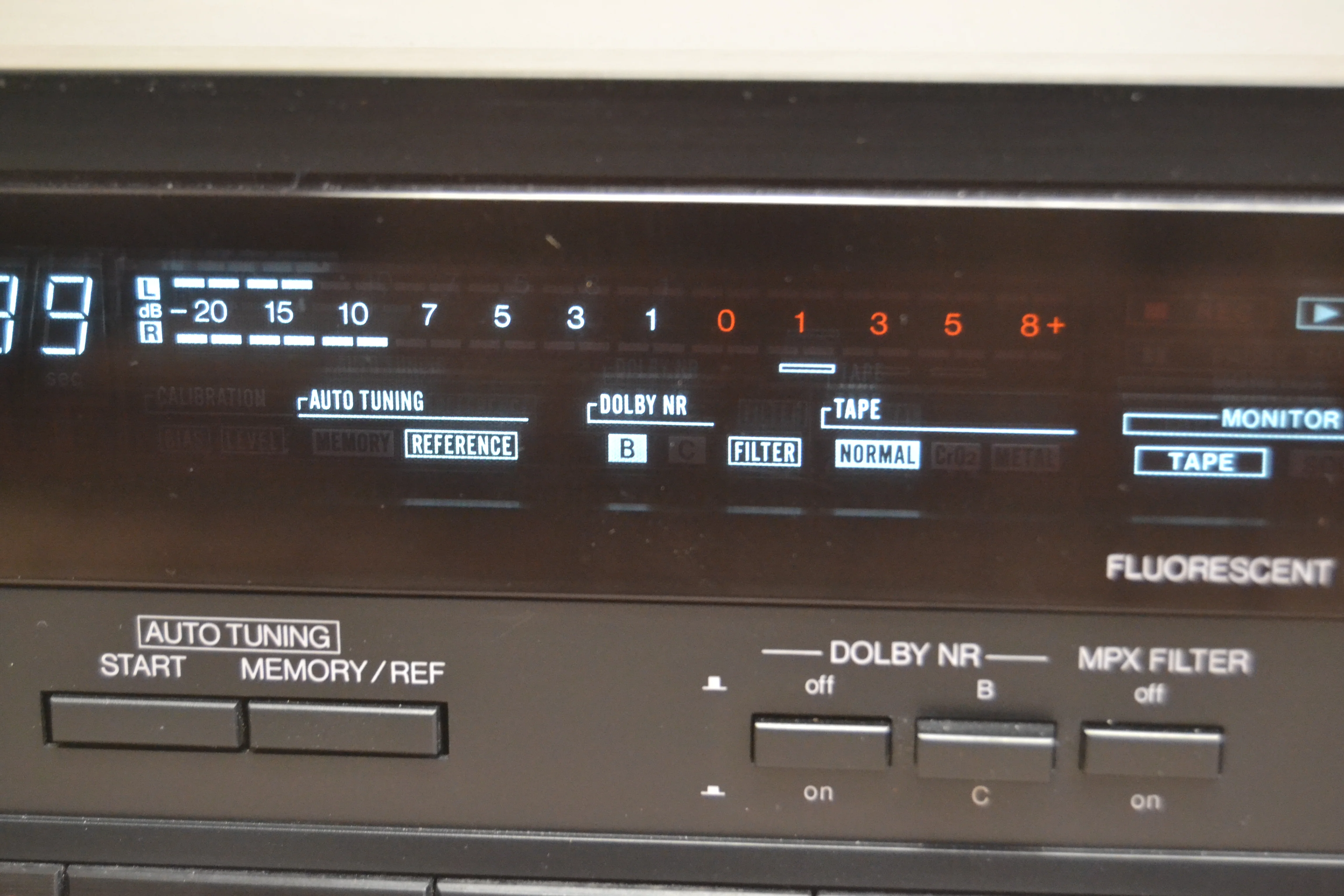 Denon DR-M44 Single Cassette Deck * Wood Grain Panels * 3 Heads - Image 7
