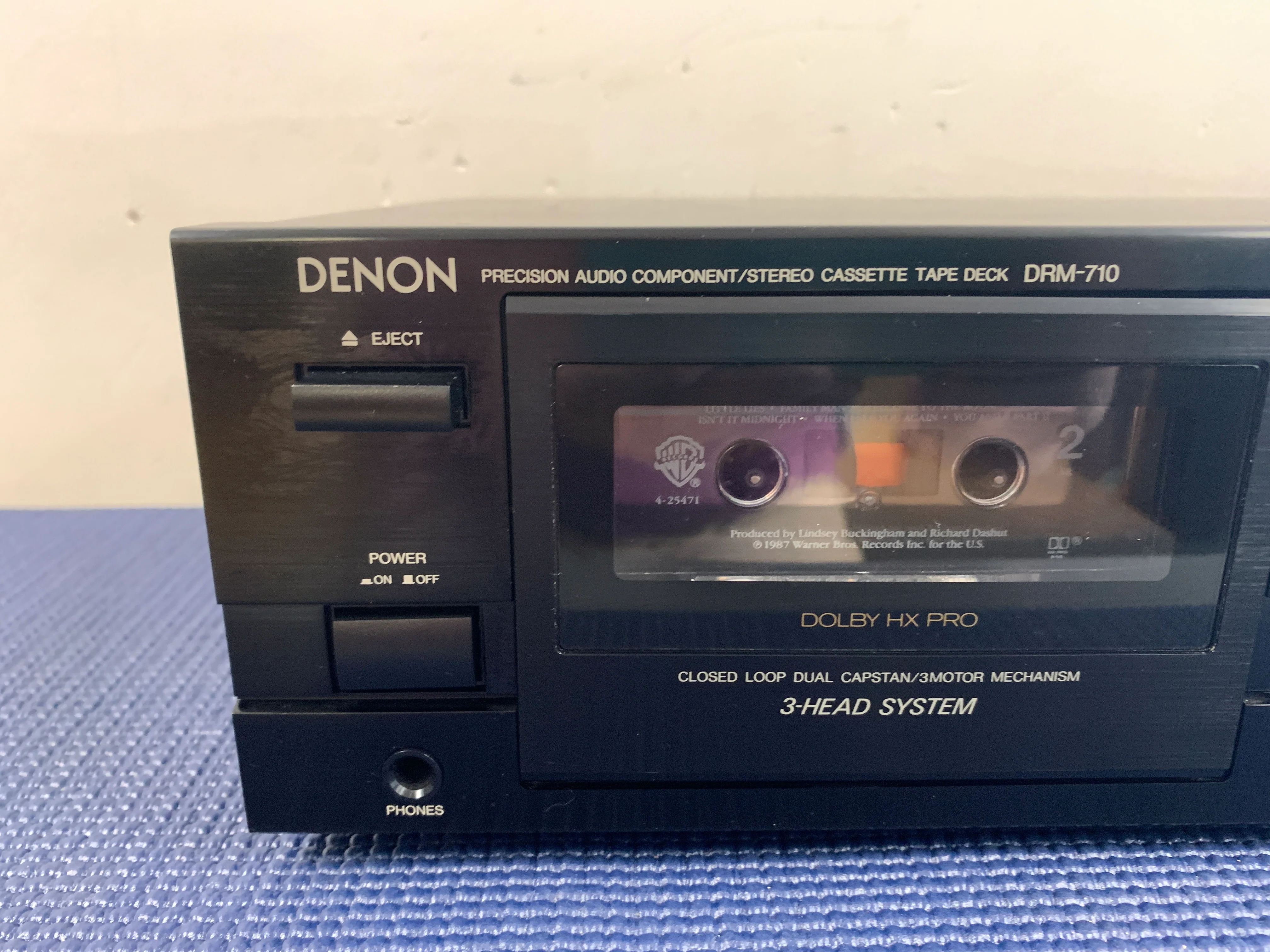 Denon DRM-710 Single Cassette Deck 3 Heads - Image 2