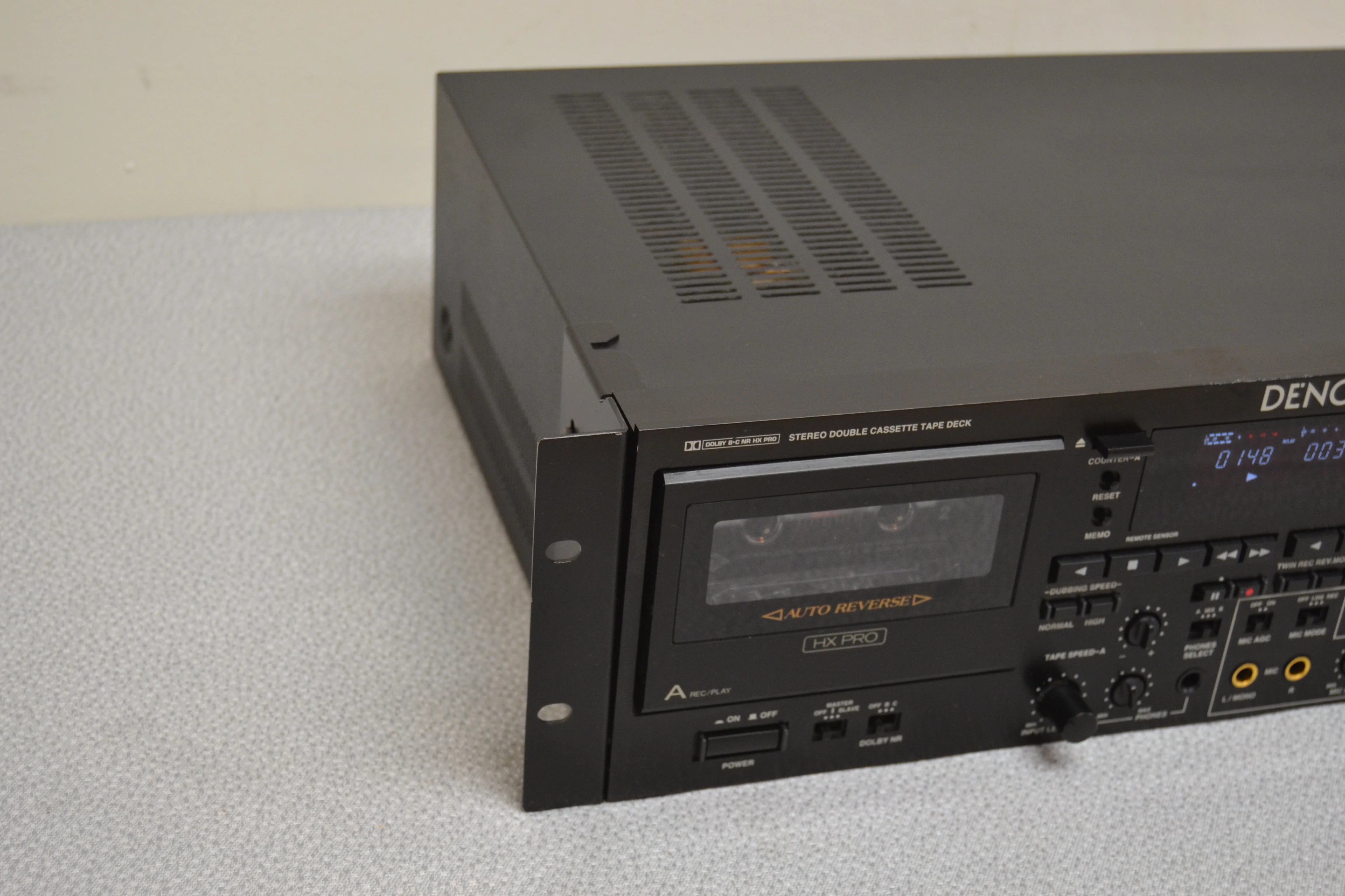 Denon Professional DN-780R Double Cassette Deck with Rack Mount * Fully Serviced - New Belts - Image 10
