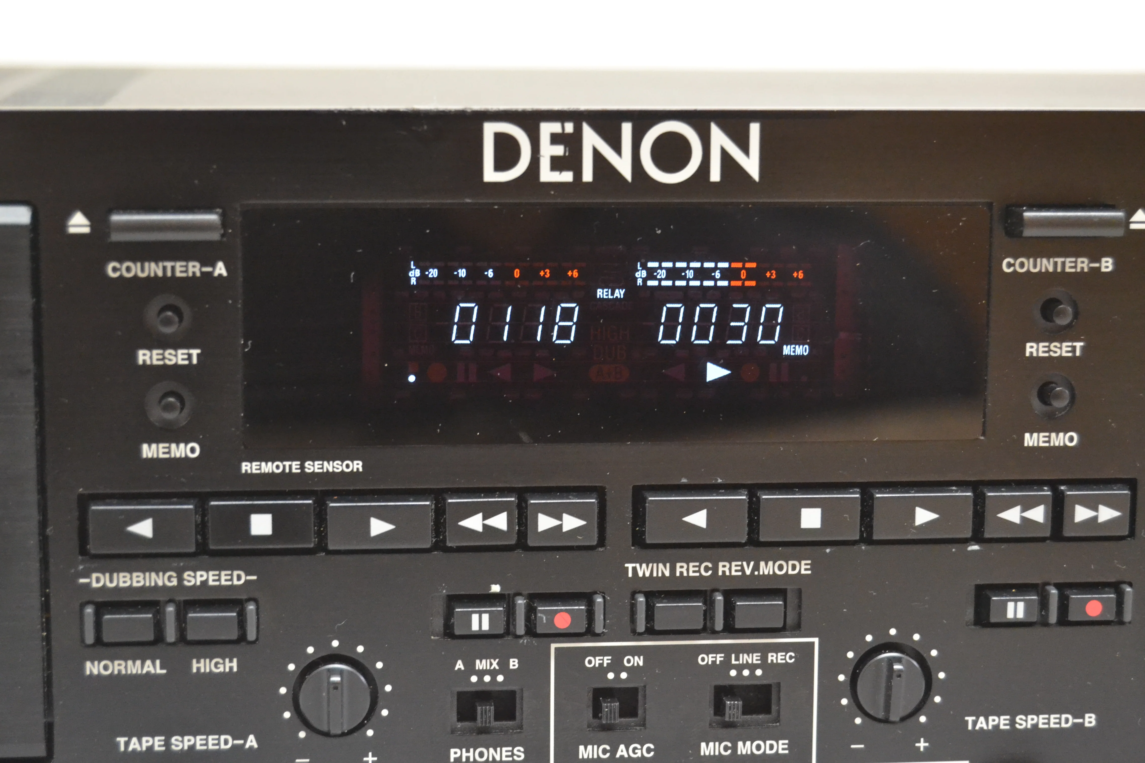 Denon Professional DN-780R Double Cassette Deck with Rack Mount * Fully Serviced - New Belts - Image 5