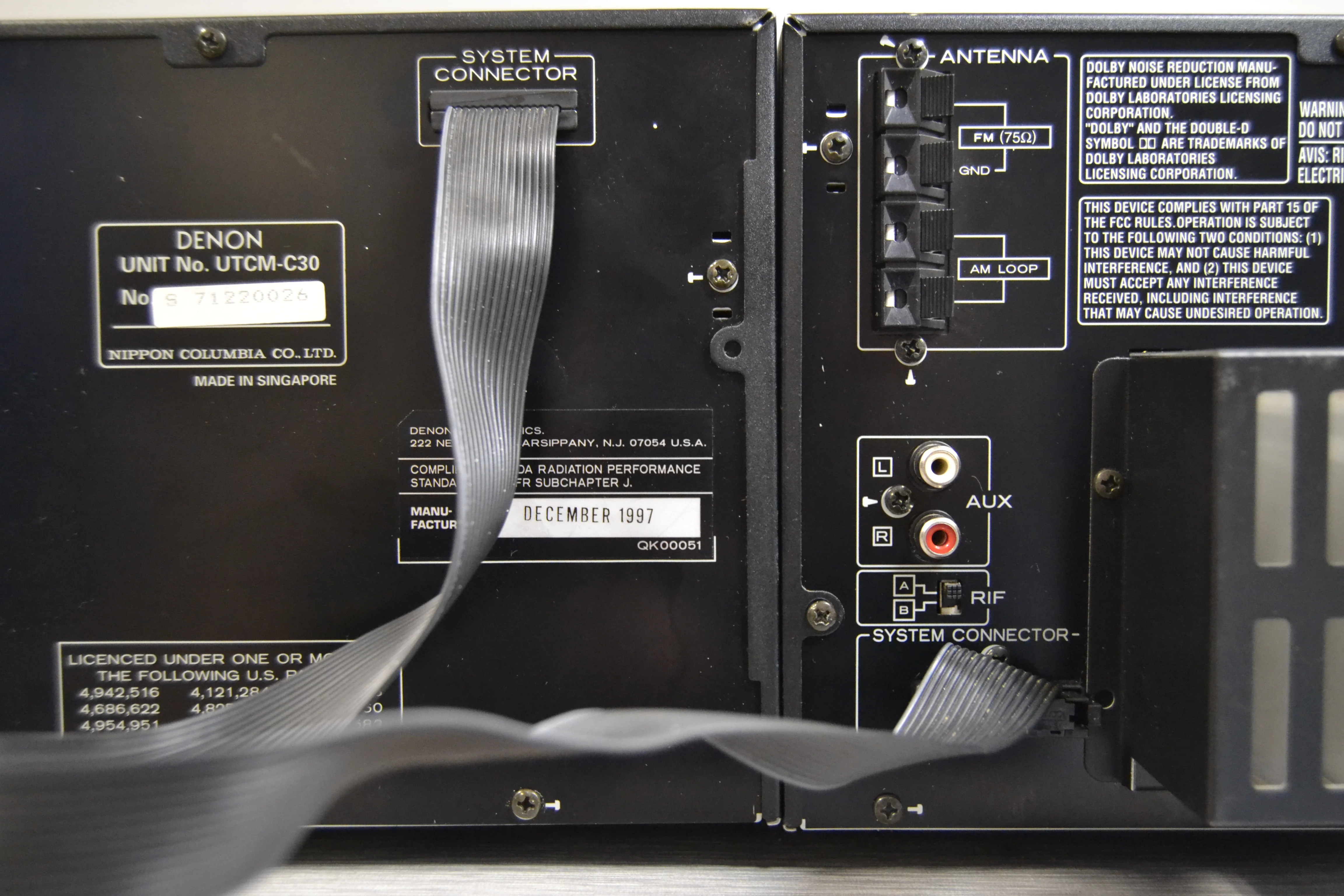Denon UTCM-C30 Mini System * 6 CD Changer * Radio * Cassette is NOT working - Image 10