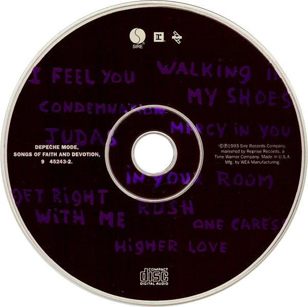 Depeche Mode - Songs Of Faith And Devotion (CD, Album, RE) (Very Good Plus (VG+)) - Image 3