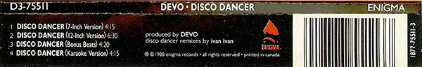 Devo - Disco Dancer (CD, Mini, Single) (Very Good Plus (VG+)) - Image 4