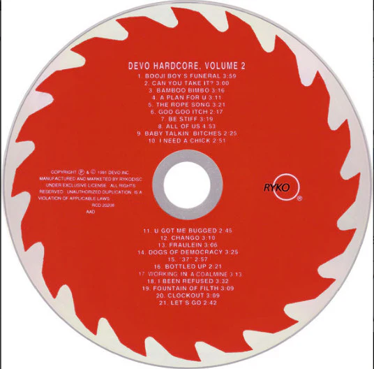 Devo - Hardcore Devo Volume 2 (CD, Album, RP) (Near Mint (NM or M-)) - Image 3