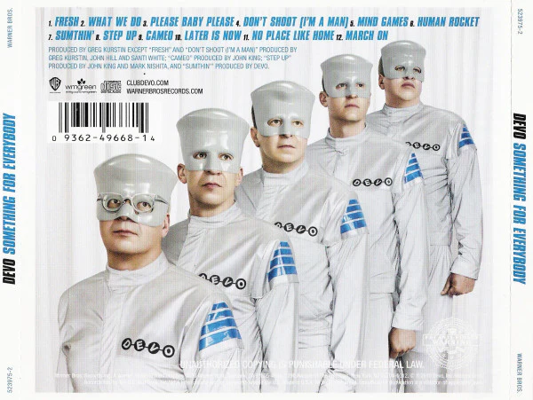 Devo - Something For Everybody (CD, Album) (Near Mint (NM or M-)) - Image 2