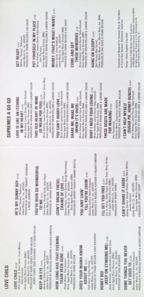 Diana Ross And The Supremes* - Love Child / Supremes A Go Go (CD, Comp, RM) (Near Mint (NM or M-)) - Image 4