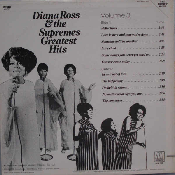 Diana Ross & The Supremes* - Greatest Hits Volume 3 (LP, Comp) (Very Good Plus (VG+)) - Image 2
